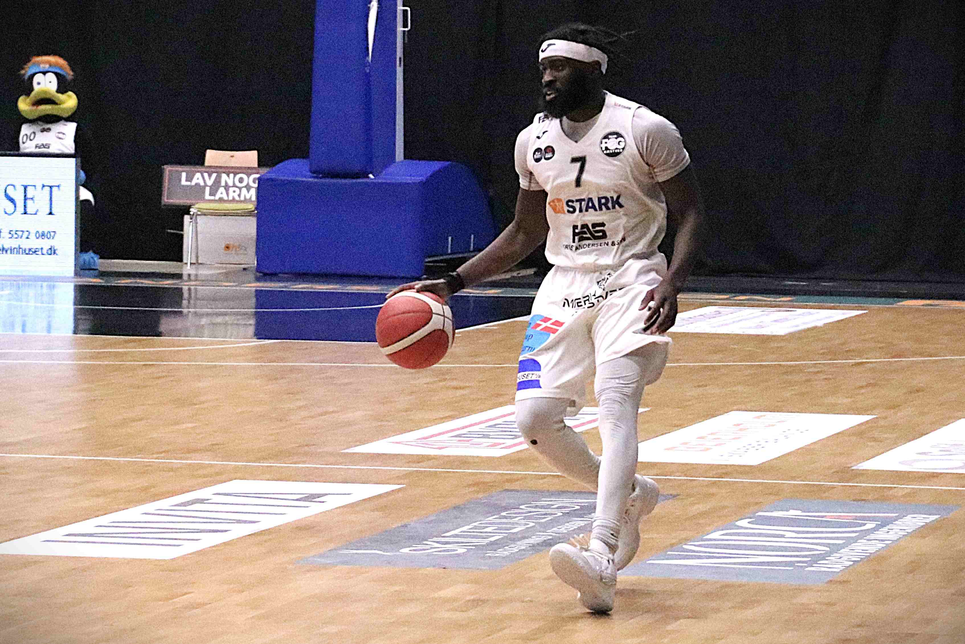 David Jean-Baptiste er eneste amerikaner fra sidste sæson, der er blevet i Team FOG Næstved. Foto: John Ringstrøm