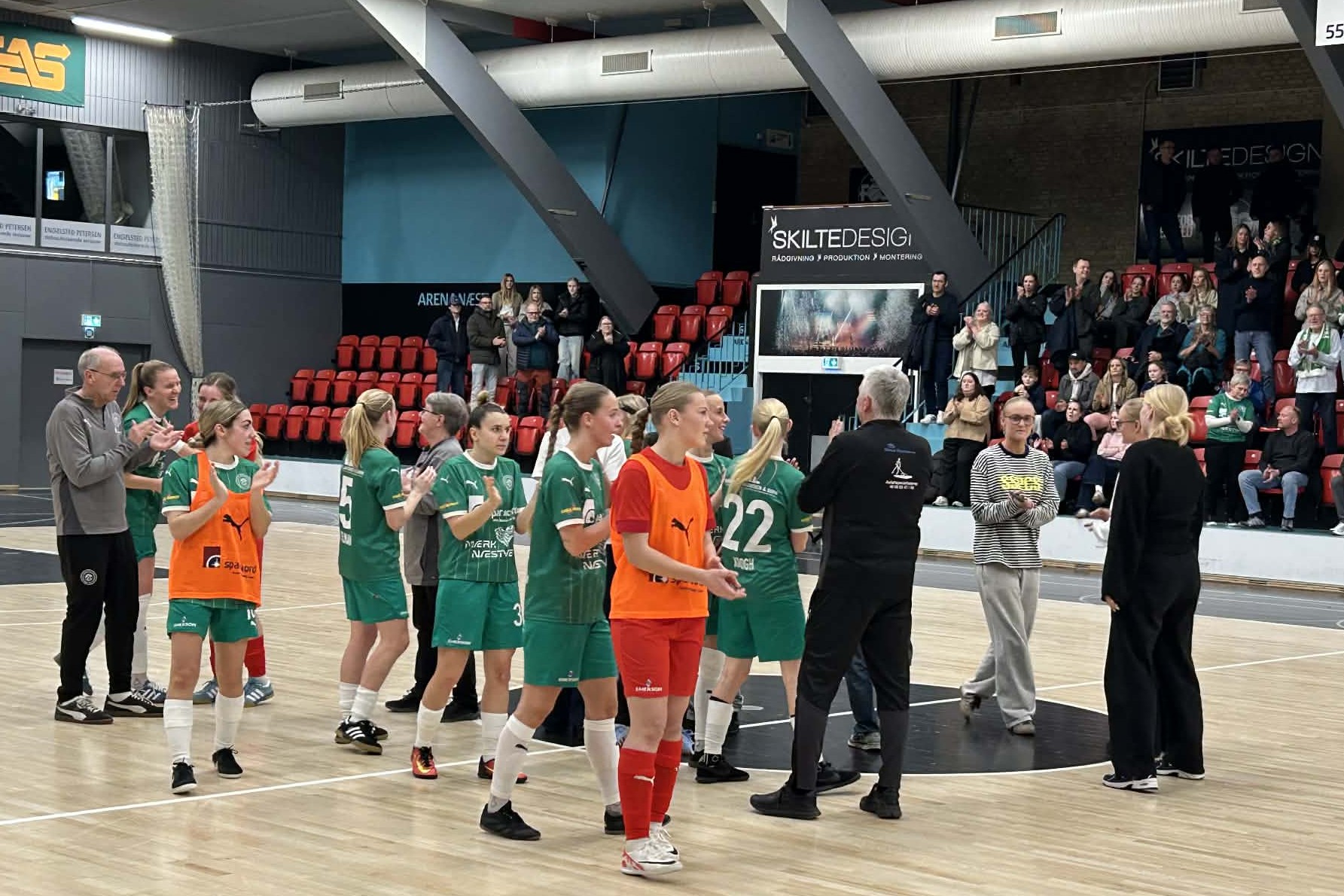 Næstved HG ved endnu ikke, om de er blevet danske mestre trods to finalesejre. Foto: John Ringstrøm