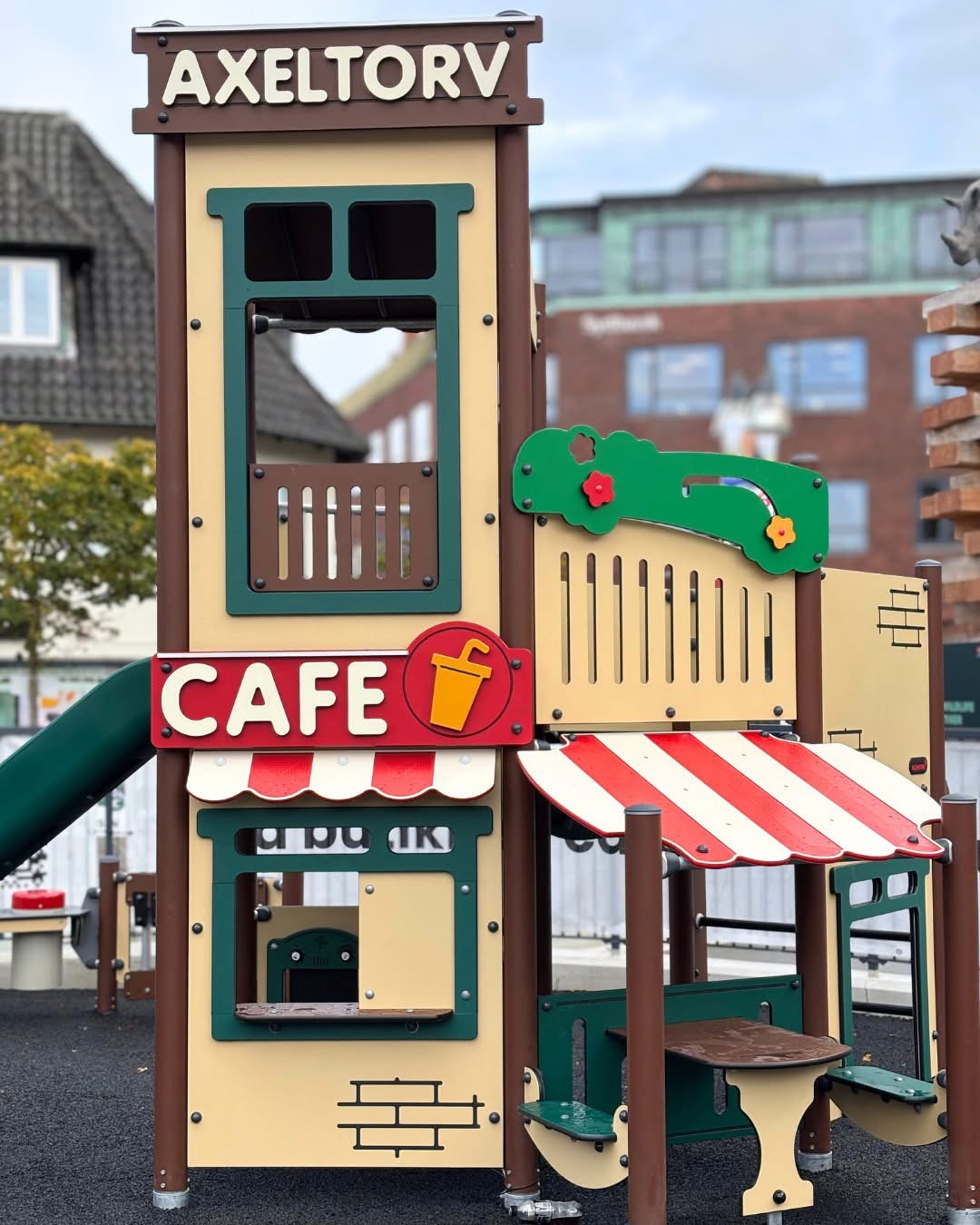 Den nye legeplads på Axeltorv. Foto: Næstved City