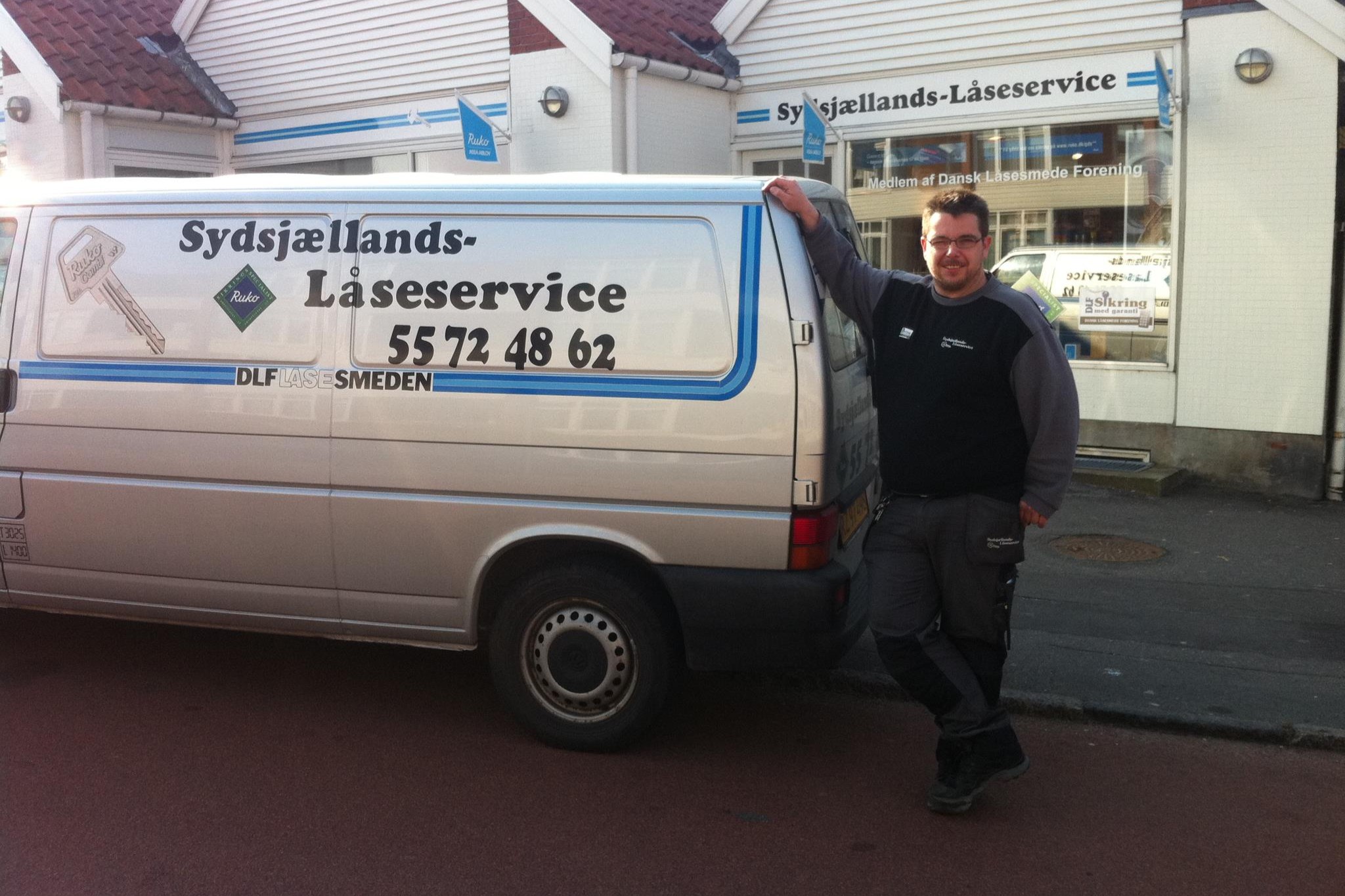 Sydsjællands Låseservice holder til på Ejlersvej i Næstved. Foto: Privat