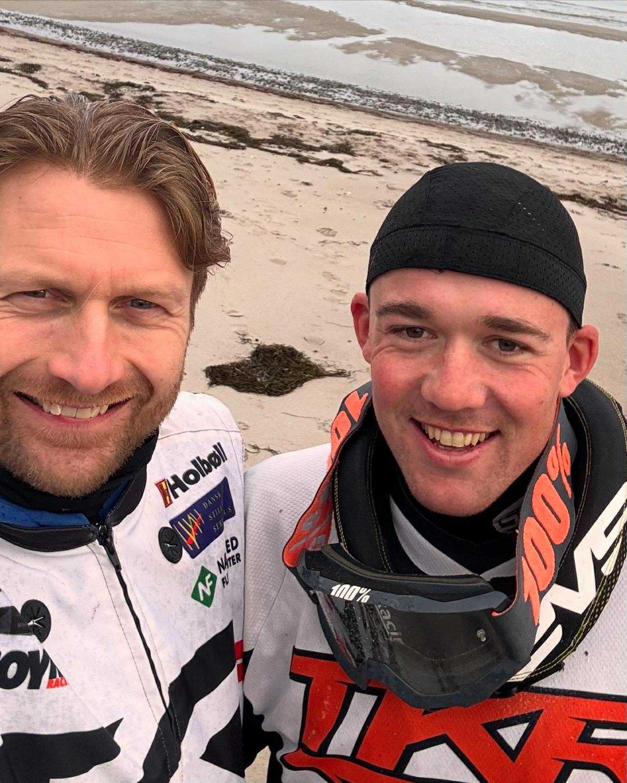 Thomas Kongshøj har allieret sig med en af verdens bedste cykelryttere i Mads Pedersen. Foto: Privat