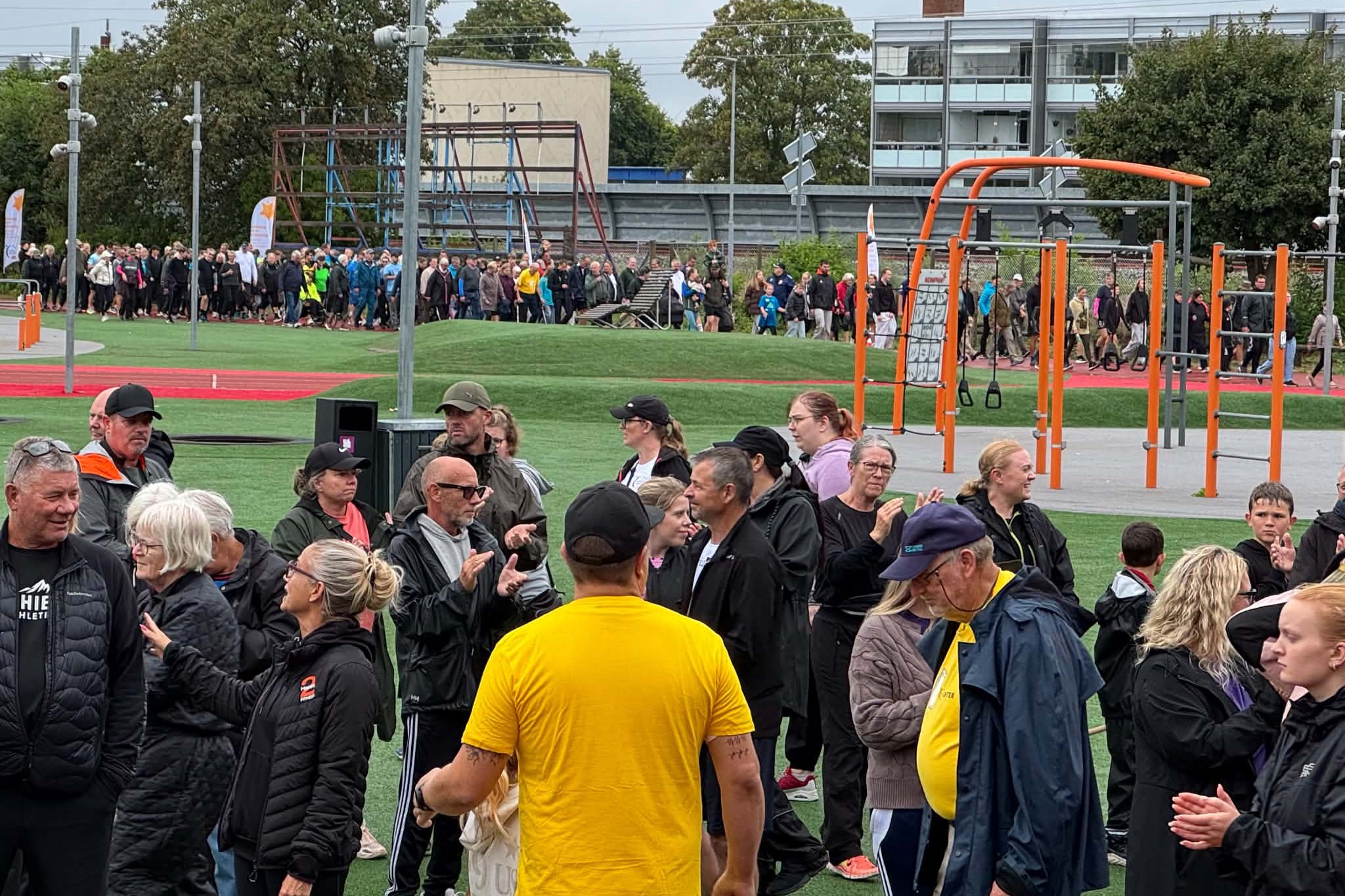 30 hold deltog i Stafet for Livet i år. Foto: Privat