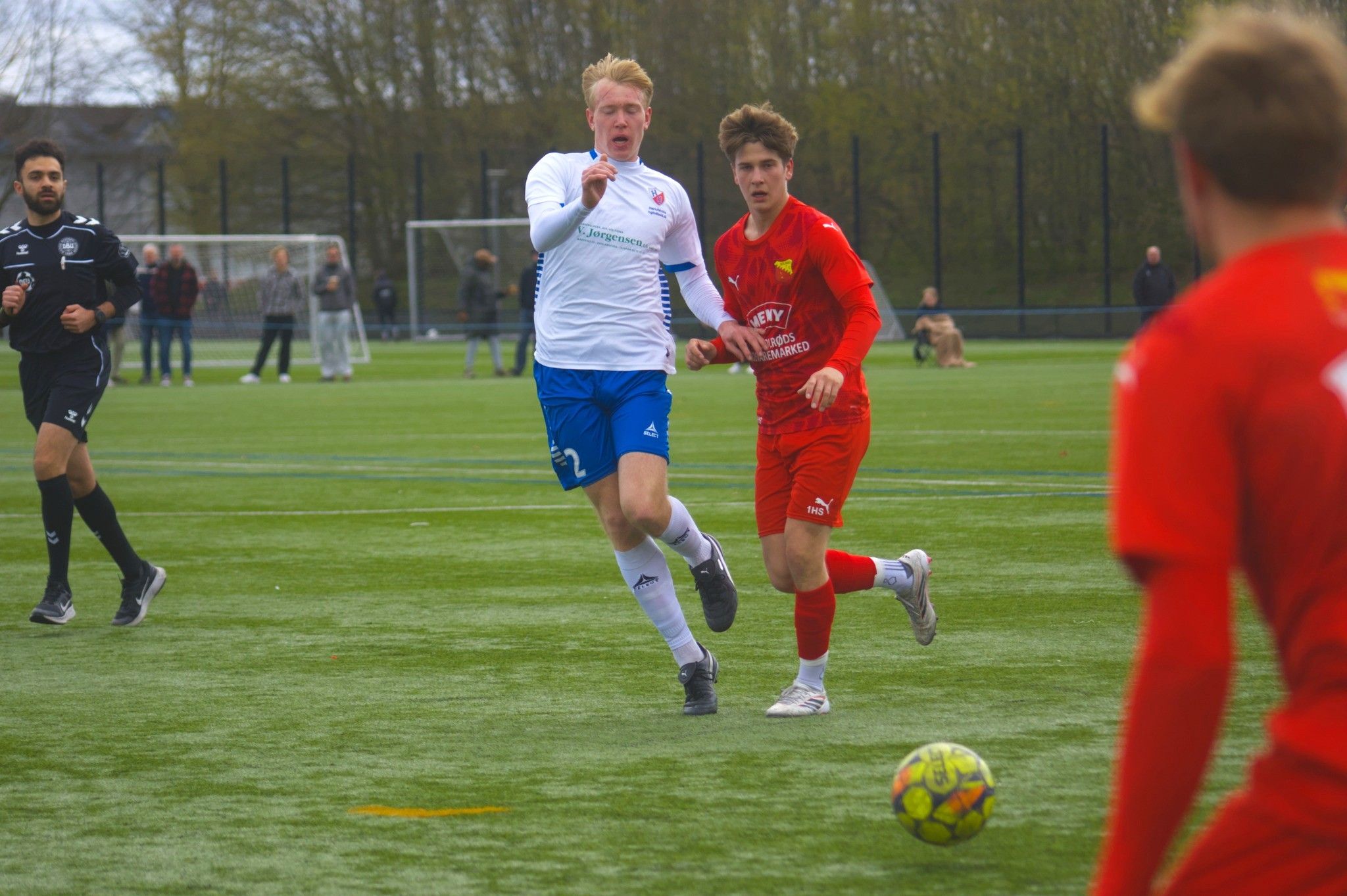 Jeppe Taulov Jørgensen gjorde det godt, da han kom på banen. Foto: HG Fodbold