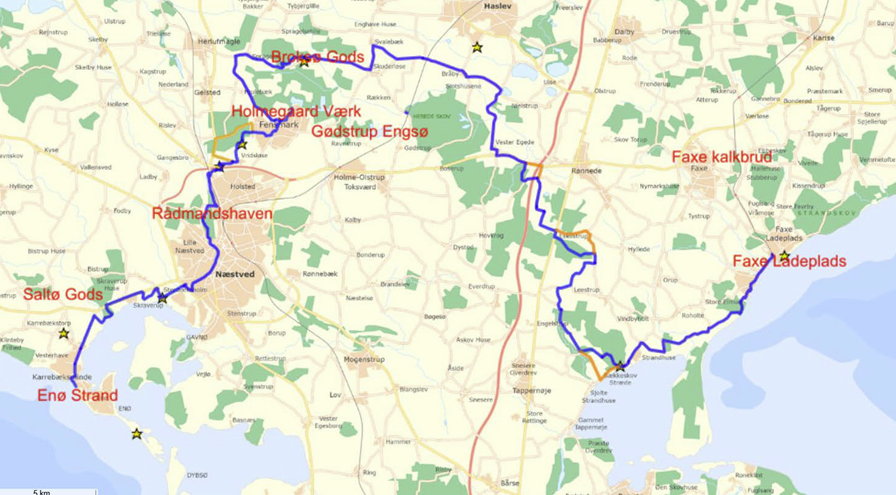 Sølvbæltet fra Karrebæksminde til Faxe