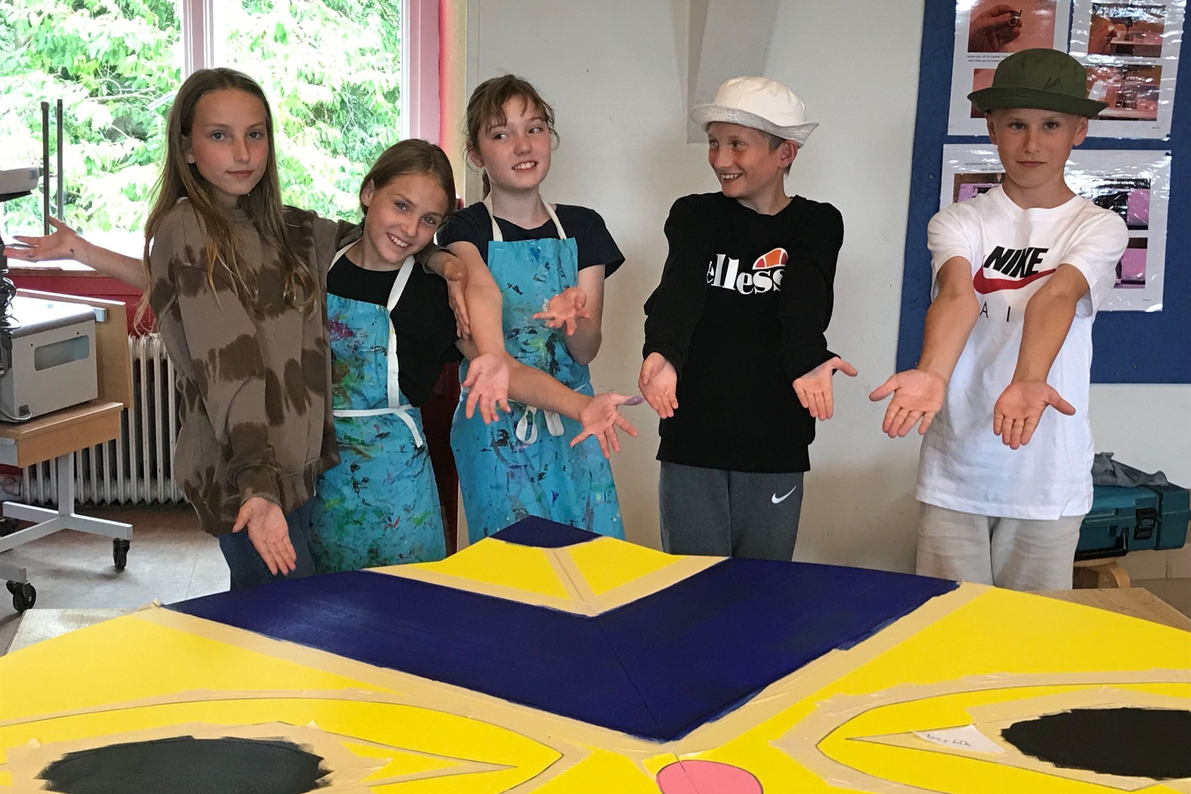 250 børn fra Næstved Kommune var i 2021 med i ”Børnenes Gavlmaleri,” som resulterede i et sort, fællesskabt værk. Børnenes Gavlmaleri kan opleves på hjørnet af Kvægtorvet og Grønnegade.