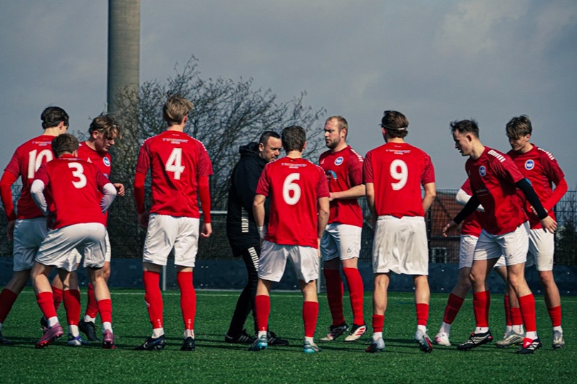 Holmegaard sendte B.73 hjem til Slagelse med et nederlag på tenniscifre. Foto: Skjoldborg Foto