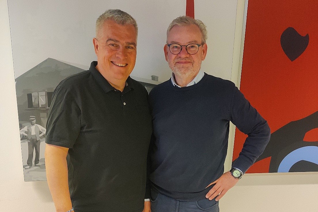 Jens B. Frederiksen tv og Mikkel Simonsen th