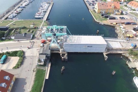 Broen stod overfor en omfattende renovering i 2020, hvor den var lukket i fire uger. Foto: Næstved Kommune