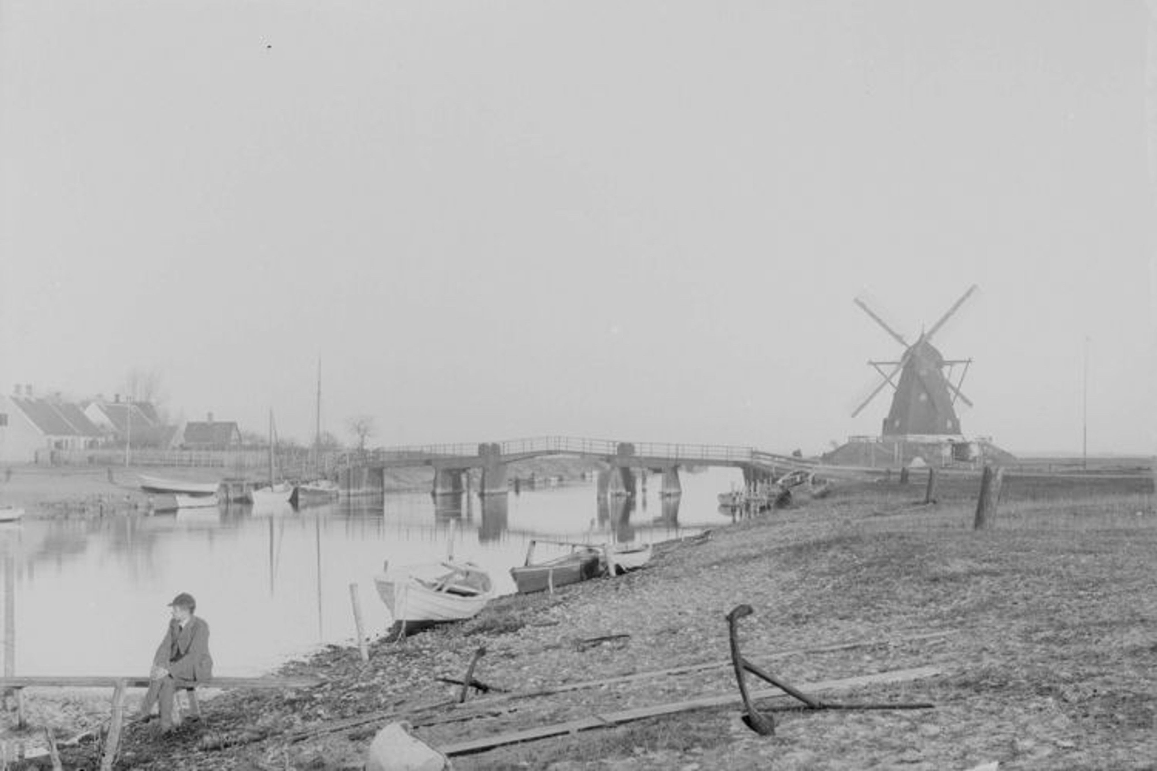 Billede fra før Græshoppebroen blev etableret. Foto: Carl Christian Nielsen