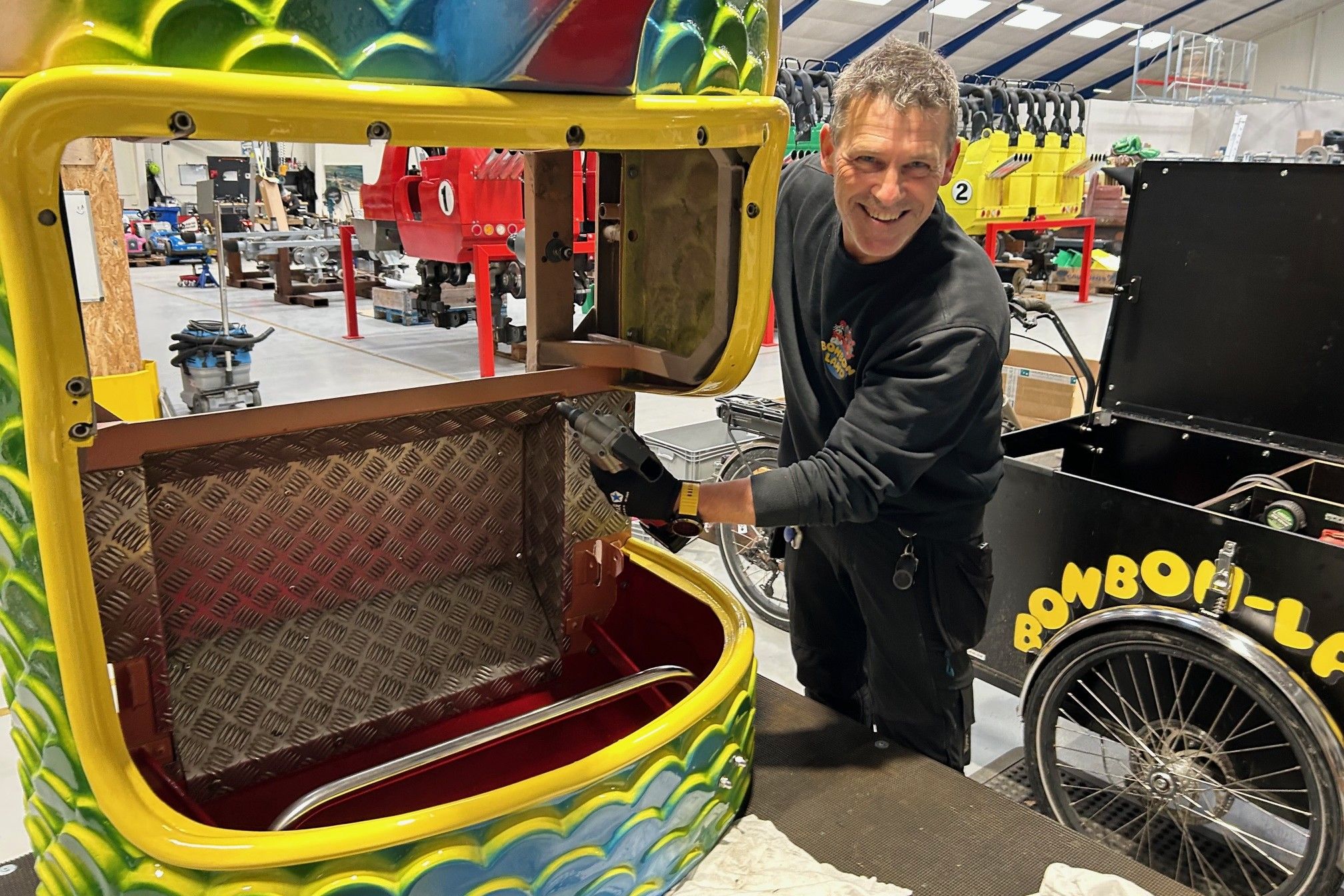 Benny Hansen er en af dem, der sørger for, at Dragen står toptrimmet til den nye sæson. Foto: John Ringstrøm
