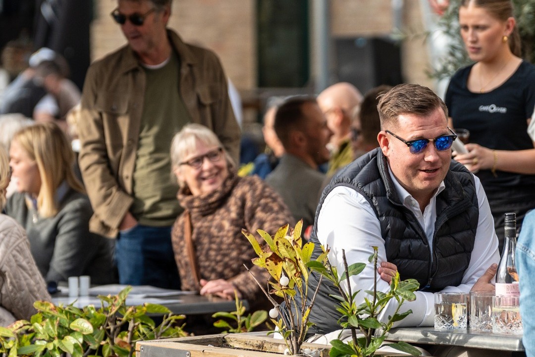 Der kan hygges på blandt andet Café Oliver i madfestivalen SMAG Næstved. Foto: René Kongsgaard
