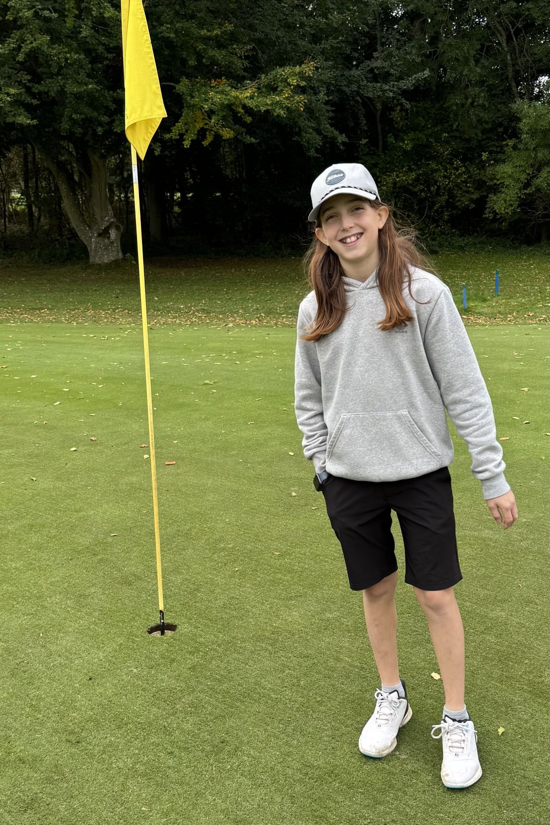 Dante Nyman ved det indbringende hul 6 i Sydsjællands Golfklub. Foto: Sydsjællands Golfklub