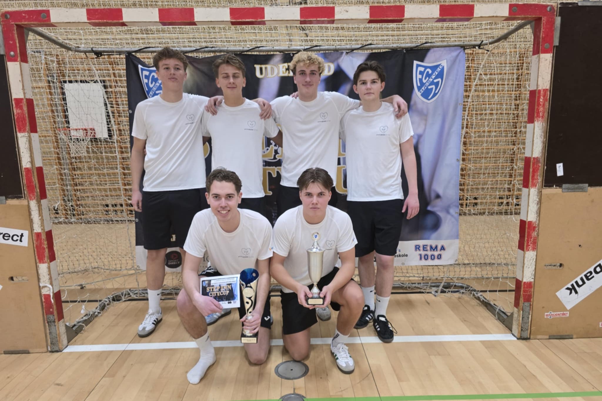 Vinderholdet Team Tuis med U19-spillere fra Næstved. Foto: Privat