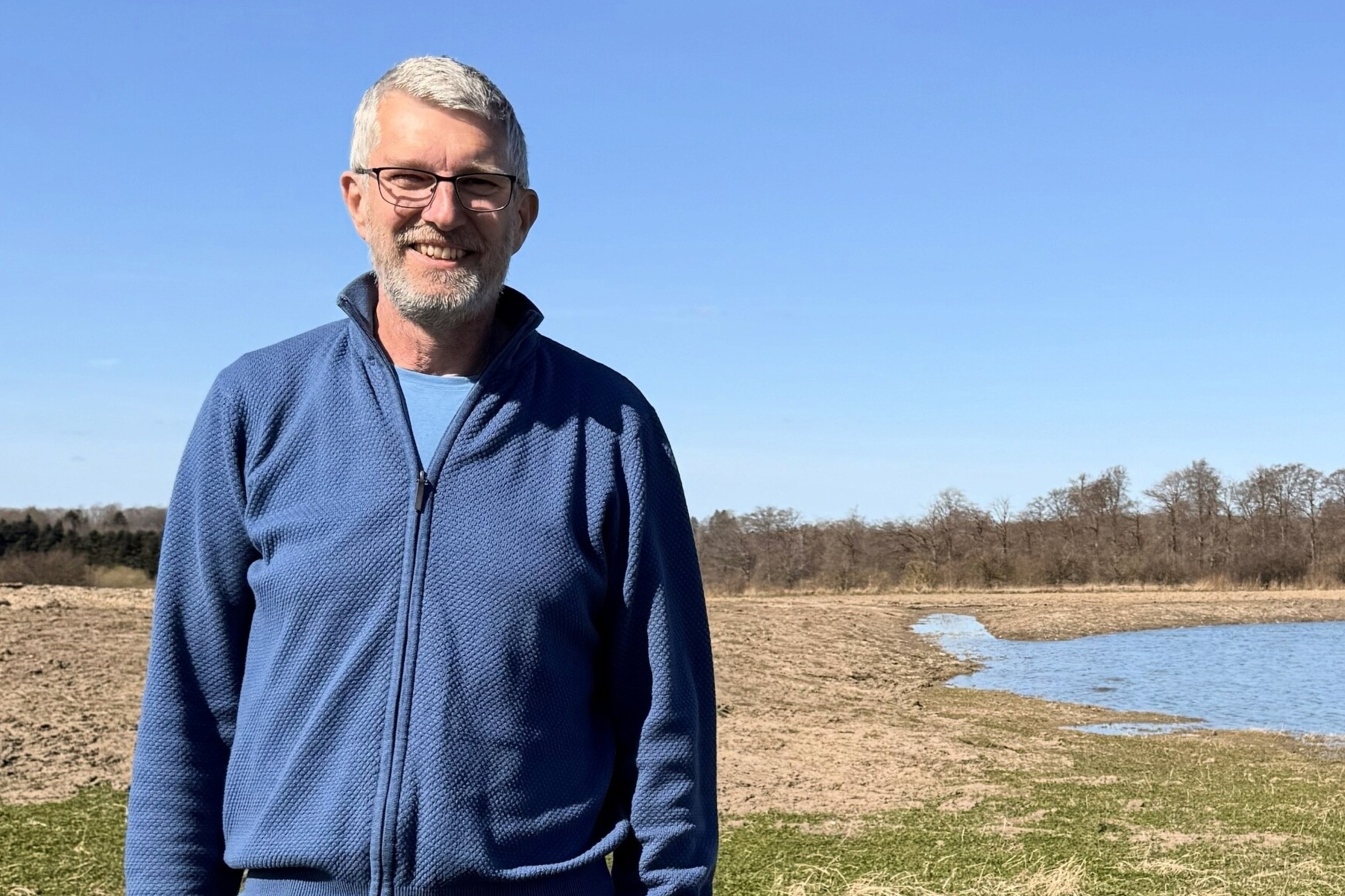Projektleder Michael Krogh har i årevis stået bag skovrejsning i Den grønne ring, som omkranser Næstved By. Også i Vridsløse Nord vil han tage interesserede borgere og naboer med på råd i forhold til, hvordan området skal indrettes med stier, faciliteter og indretning.
