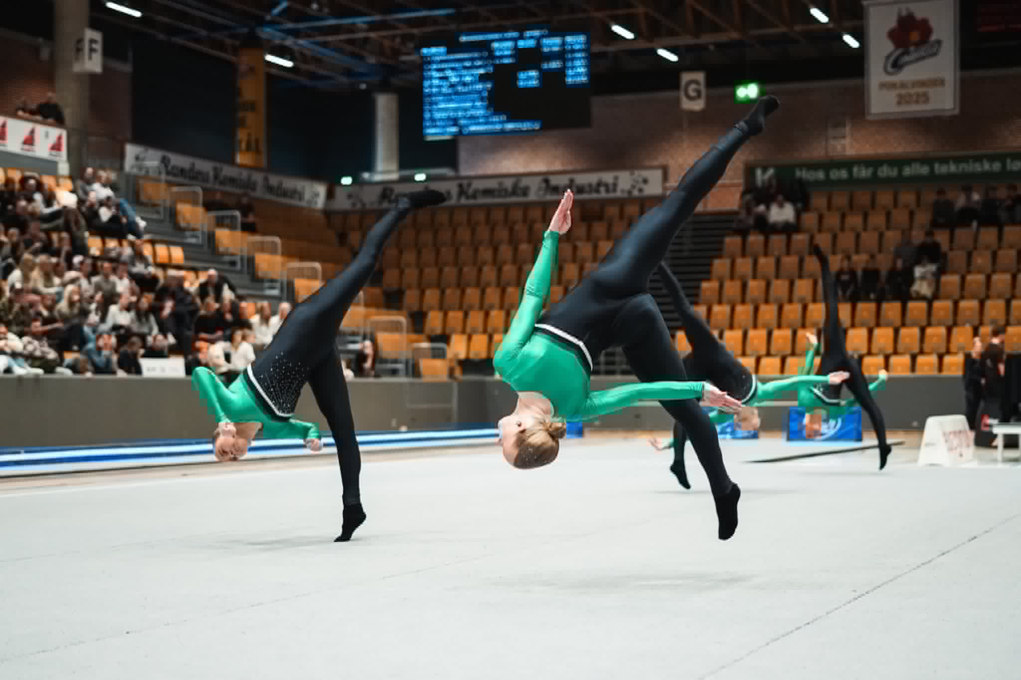 30. maj indtager landets bedste gymnaster Arena Næstved ved DM i TeamGym. Foto: Nerups Production