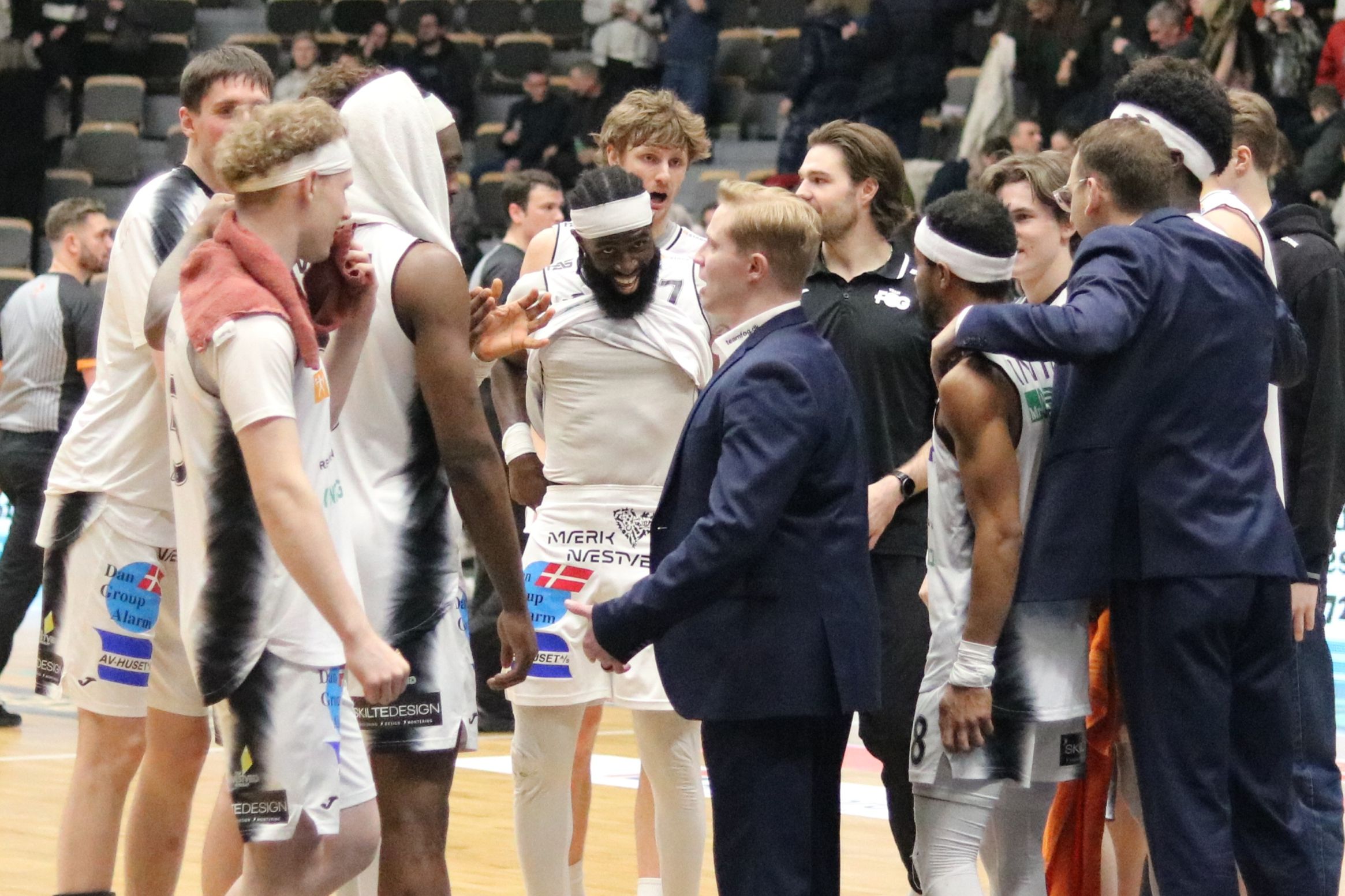 Team FOG Næstved har tidligere slået Bakken Bears. Som her i Arena Næstved i februar. Foto: John Ringstrøm