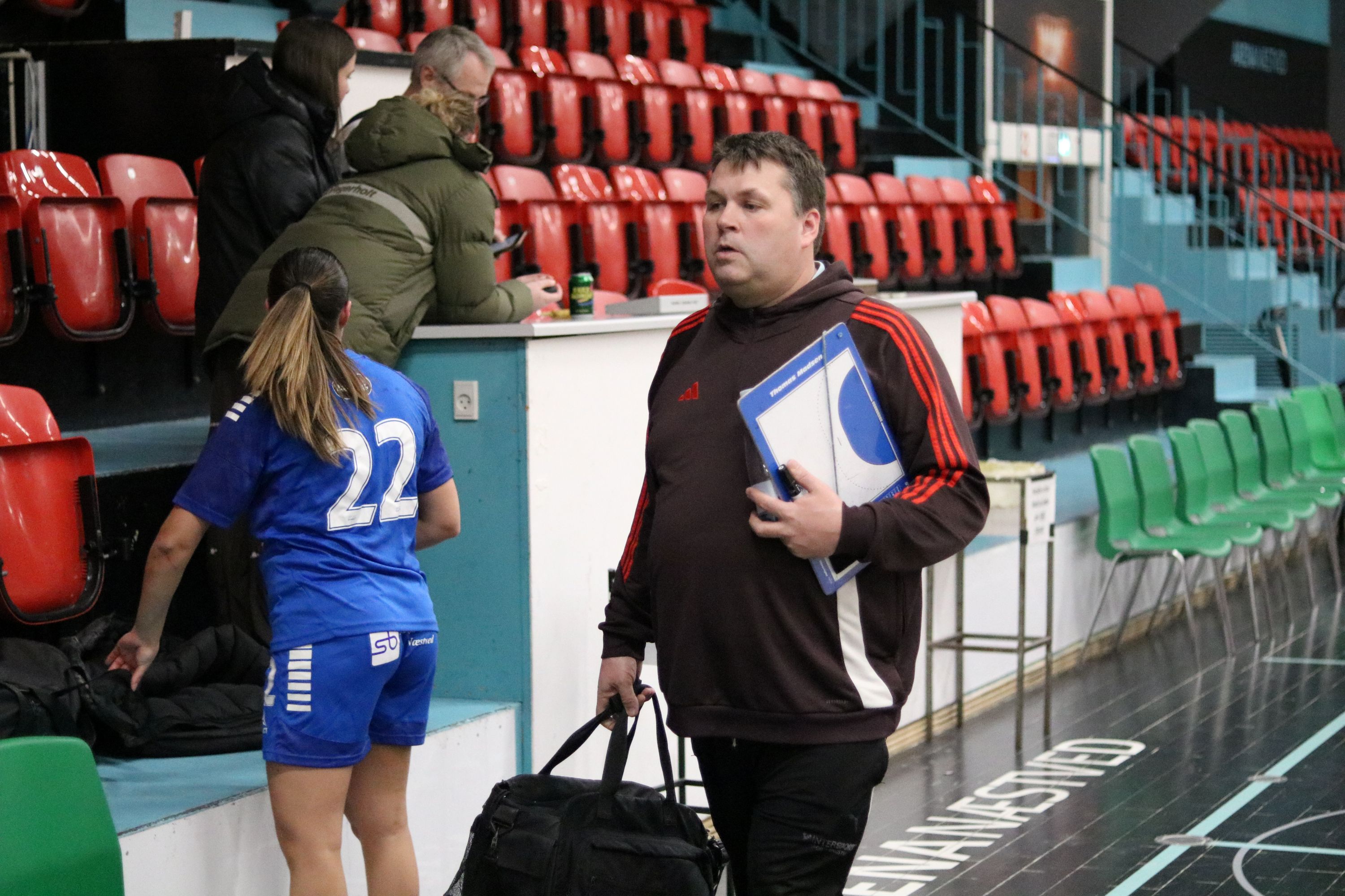 Thomas Madsen takker af som cheftræner i Næstved efter denne sæson. Foto: John Ringstrøm