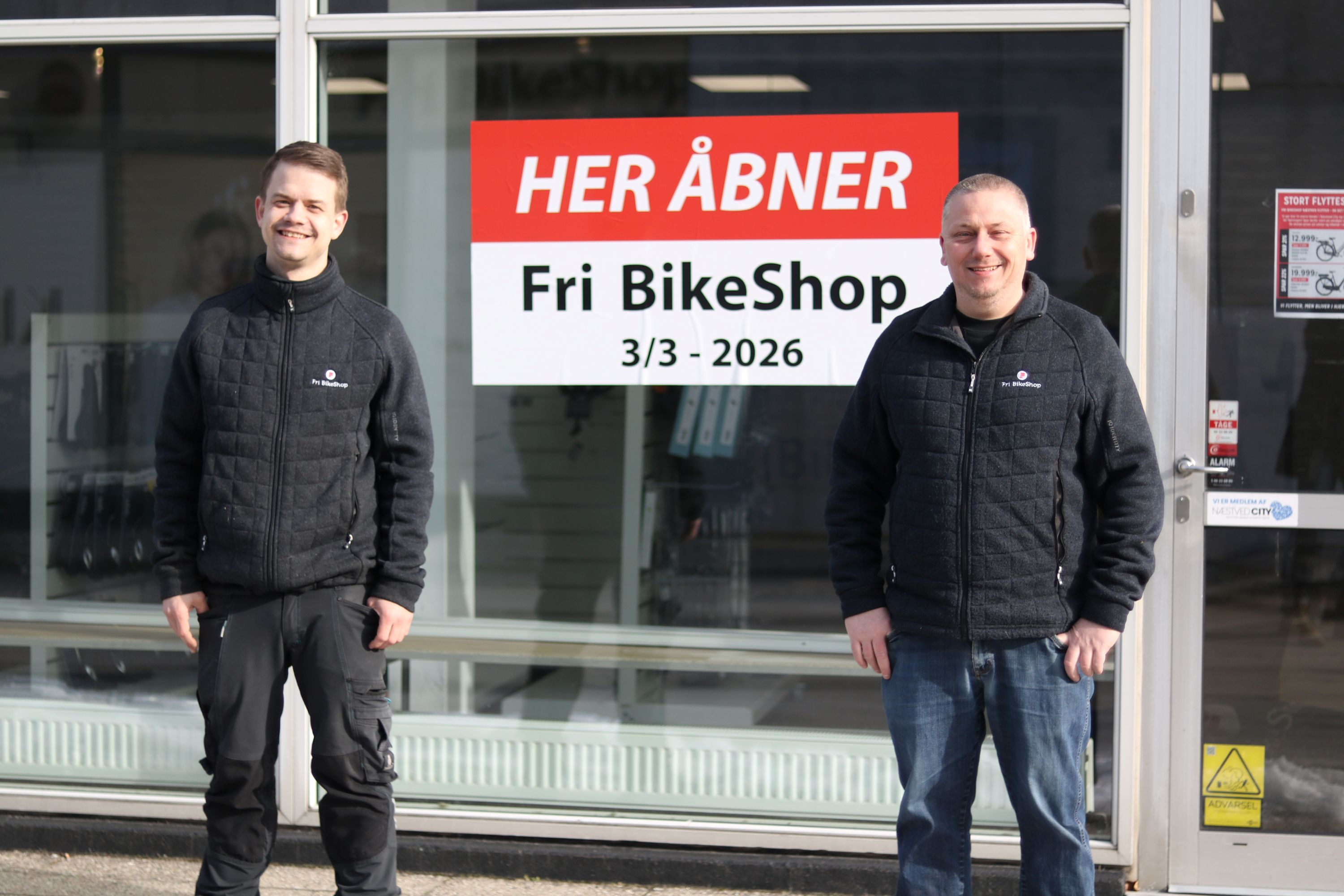 Thomas Hansen (t.v.) og Tonni Vang er tæt på at være klar til åbning. Foto: John Ringstrøm