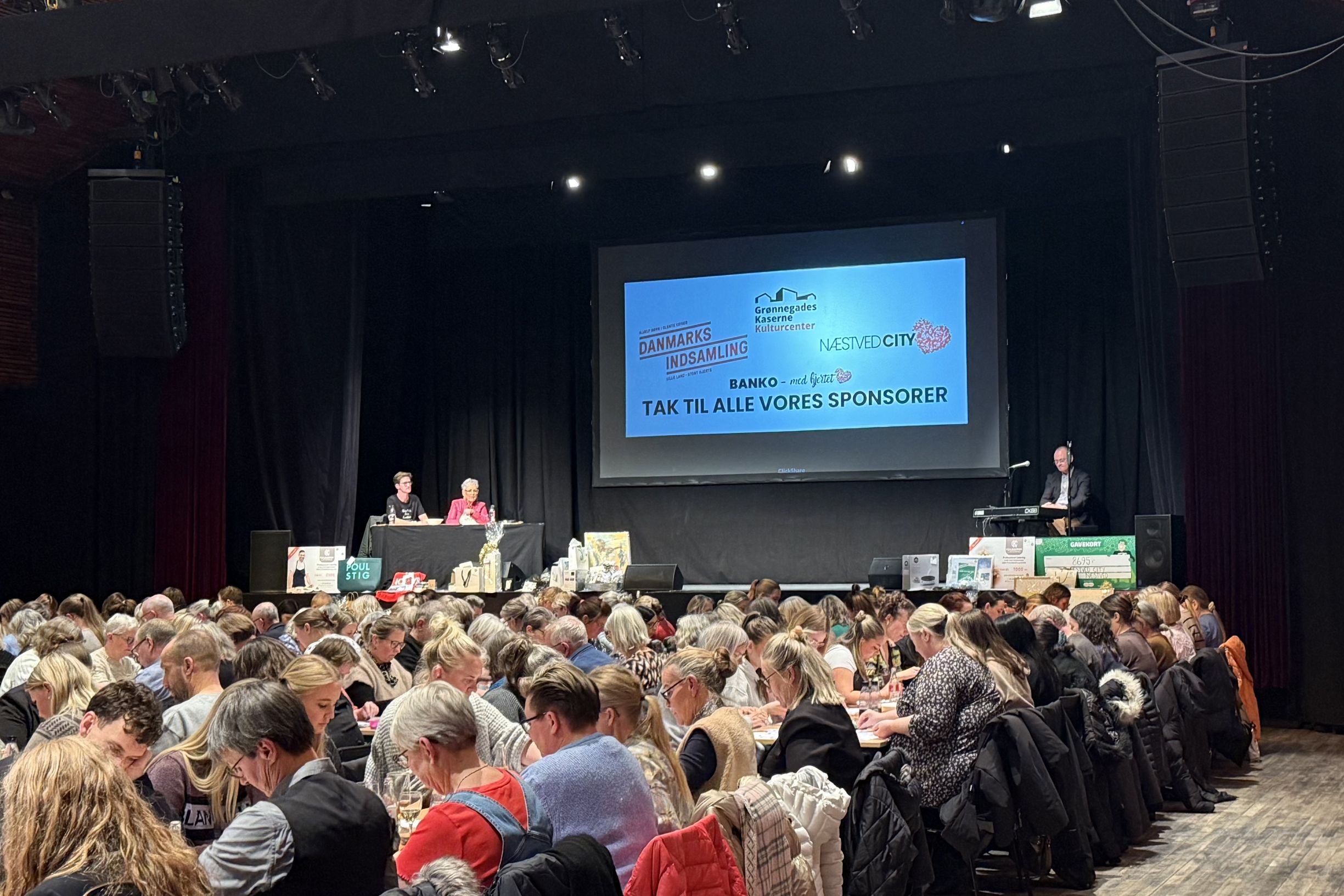 Stor koncentration i Ny Ridehus, når tallene råbes op. Foto: Næstved City