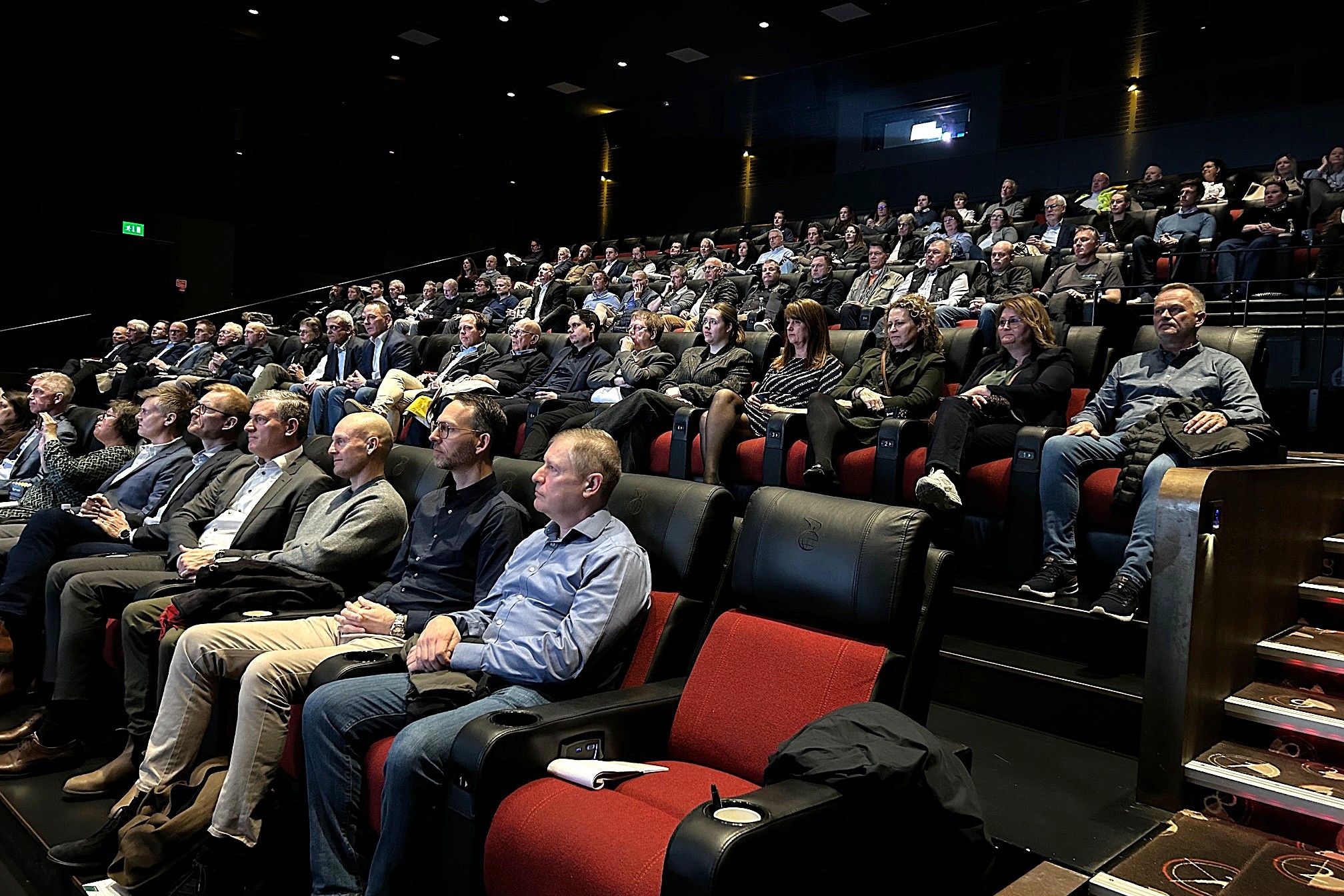 Interessen var stor fra Næstveds erhvervsliv for at høre mere om kommunens og Næstved Erhvervs planer. Foto: John Ringstrøm
