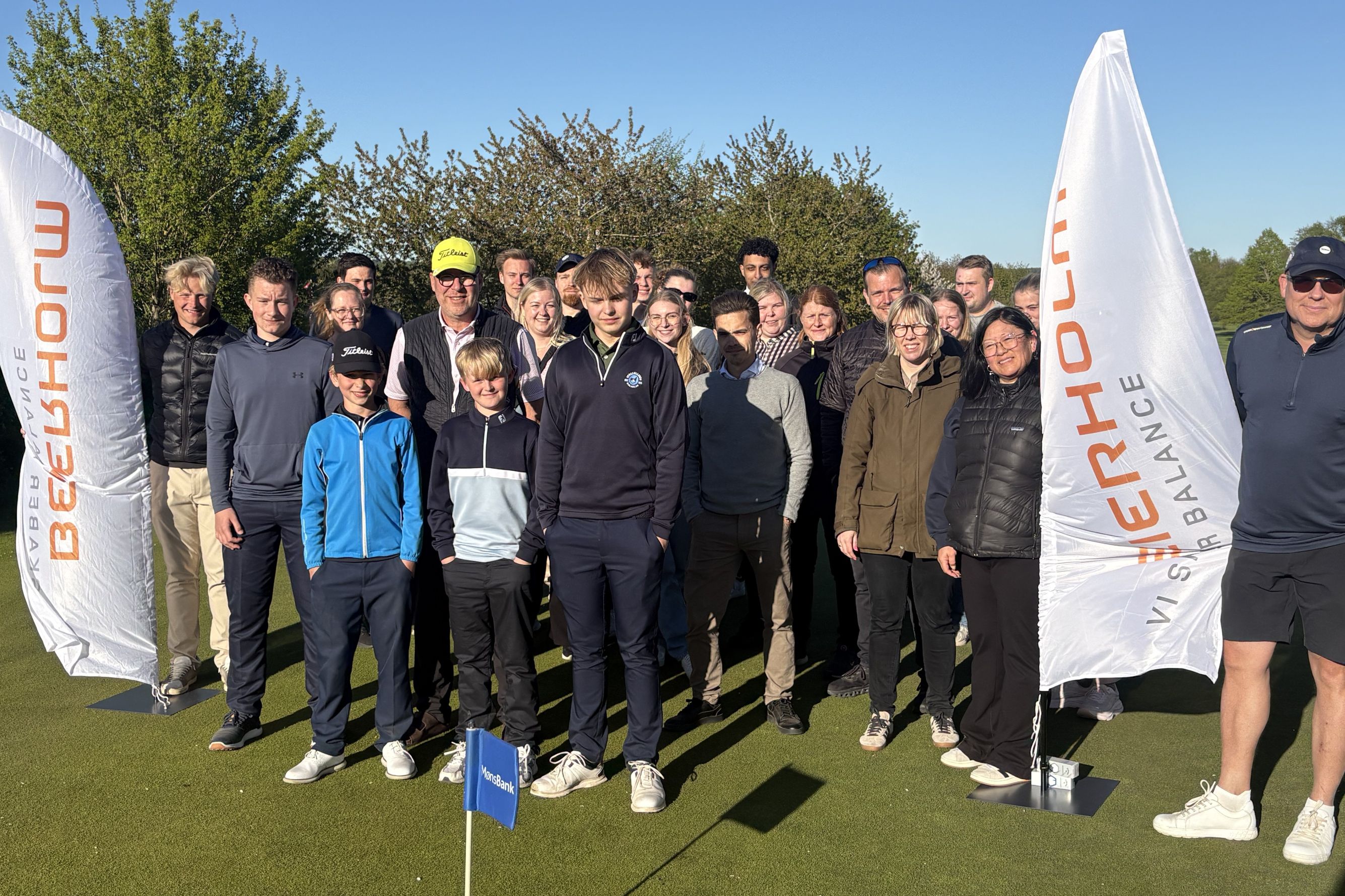 Talenter i Sydsjællands Golfklub får nu en bedre camp med støtten fra Beierholm. Foto: Privat
