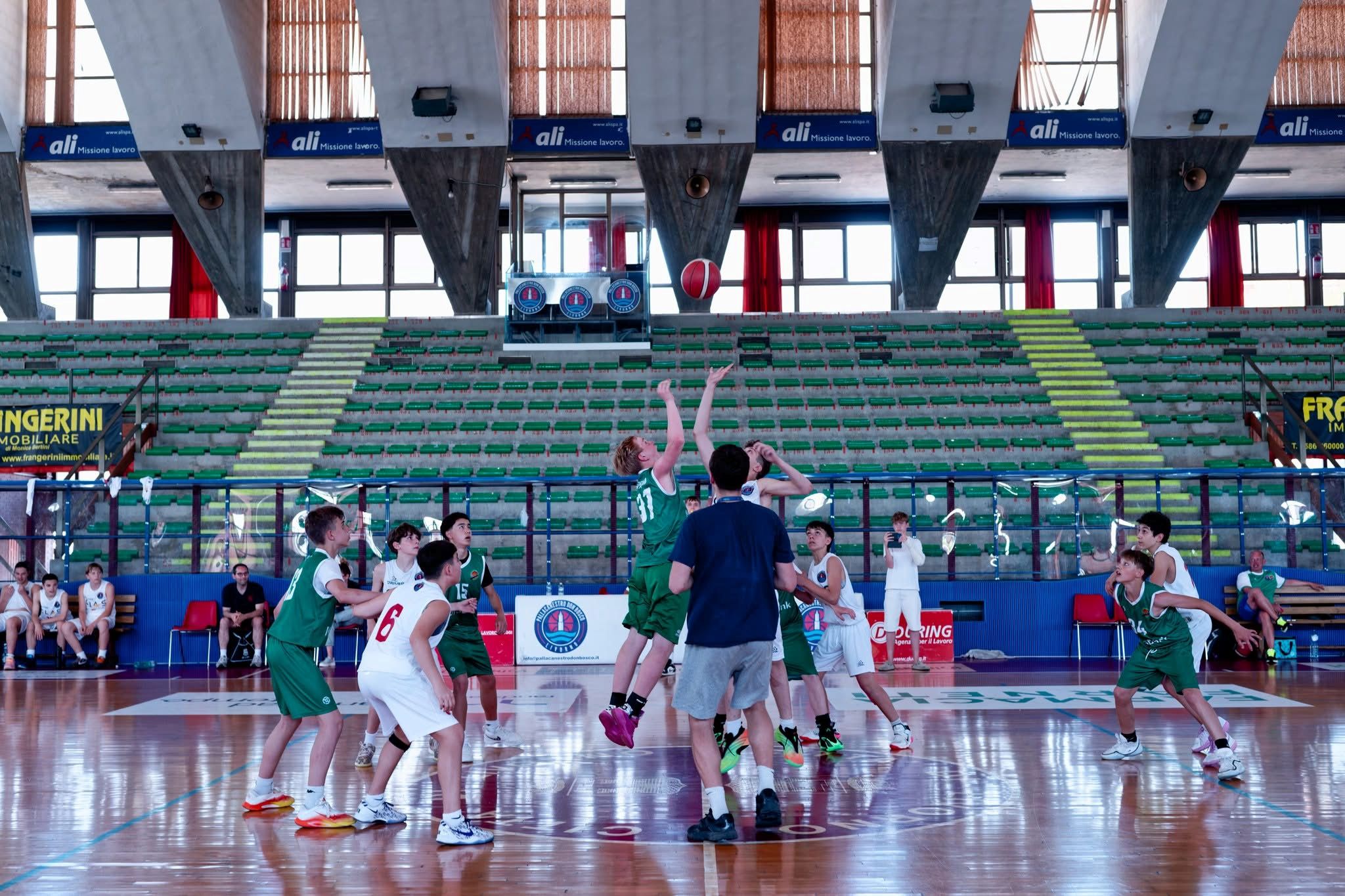 De unge Næstved-drenge i aktion i Italien. Foto: Privat