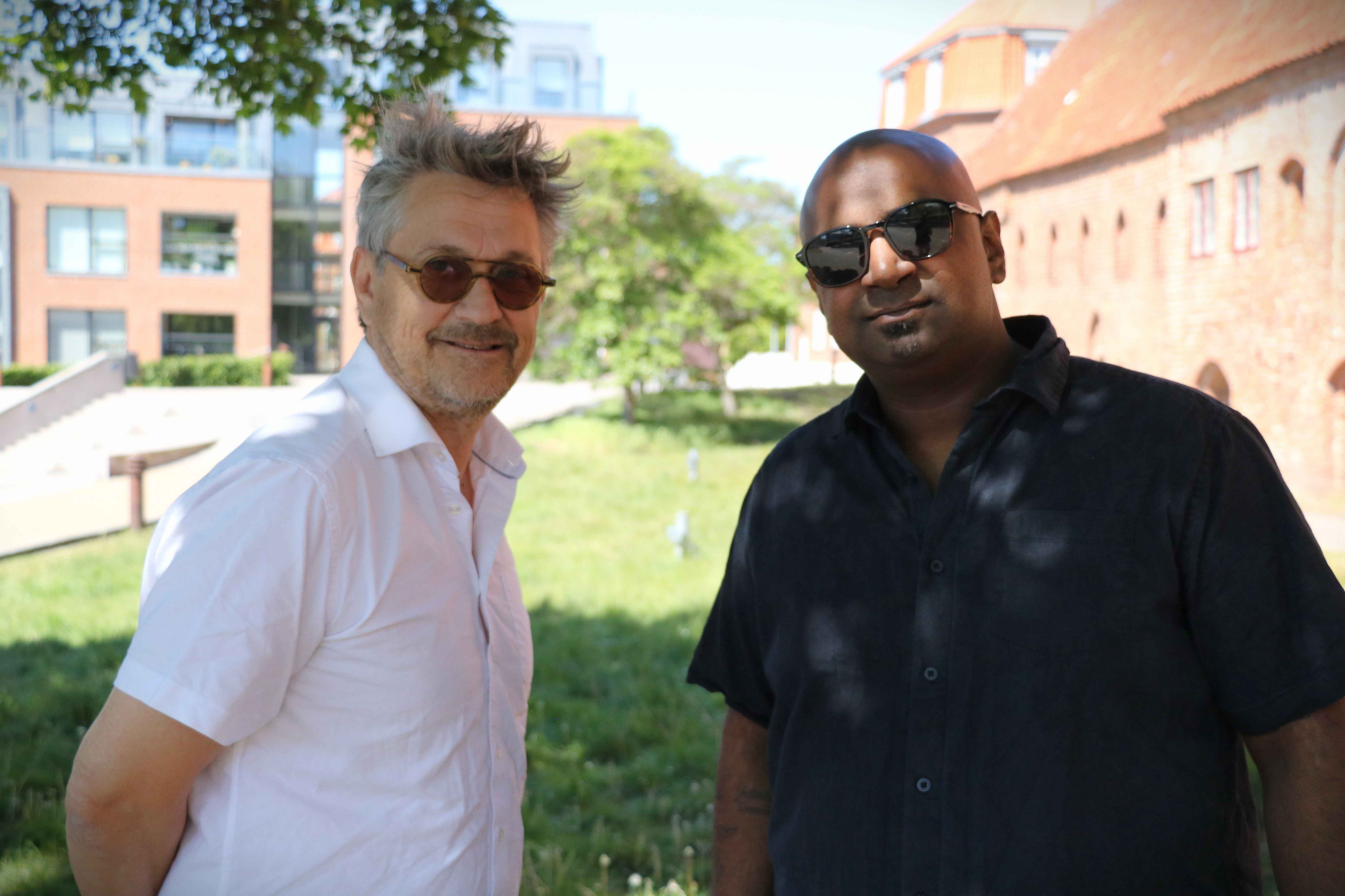 Jens Ulrik Simonsen har gennem nogle år spillet jazz på Morten Brorsen-Riis' Humle Ølbar. Det blev faktisk en af årsagerne til, at det nu har udviklet sig til en latinamerikansk jazz-festival i byen. Foto: John Ringstrøm