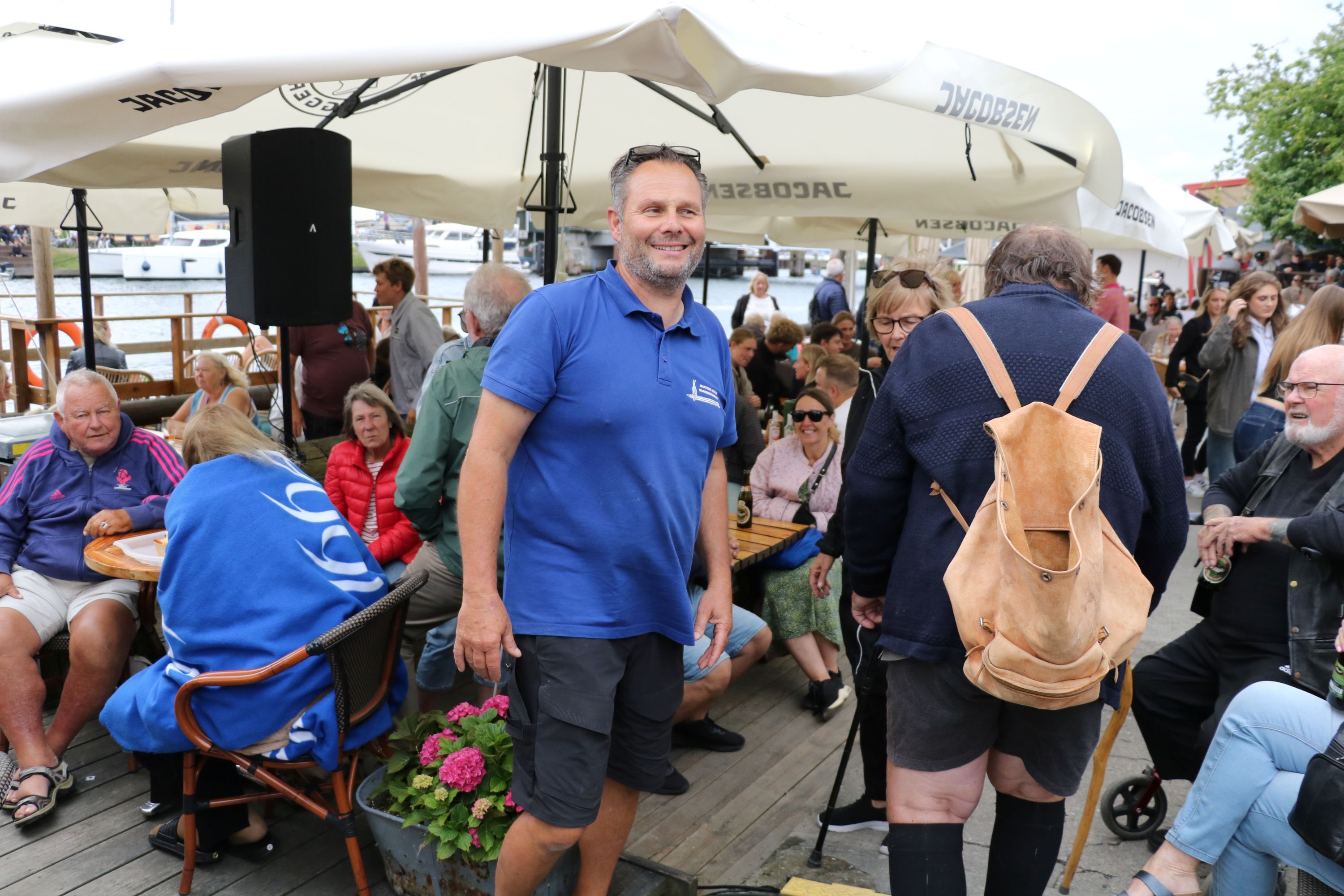 Bo Grauman står bag Enø Festival, som han håber kan blive en tilbagevendende begivenhed. Foto: John Ringstrøm