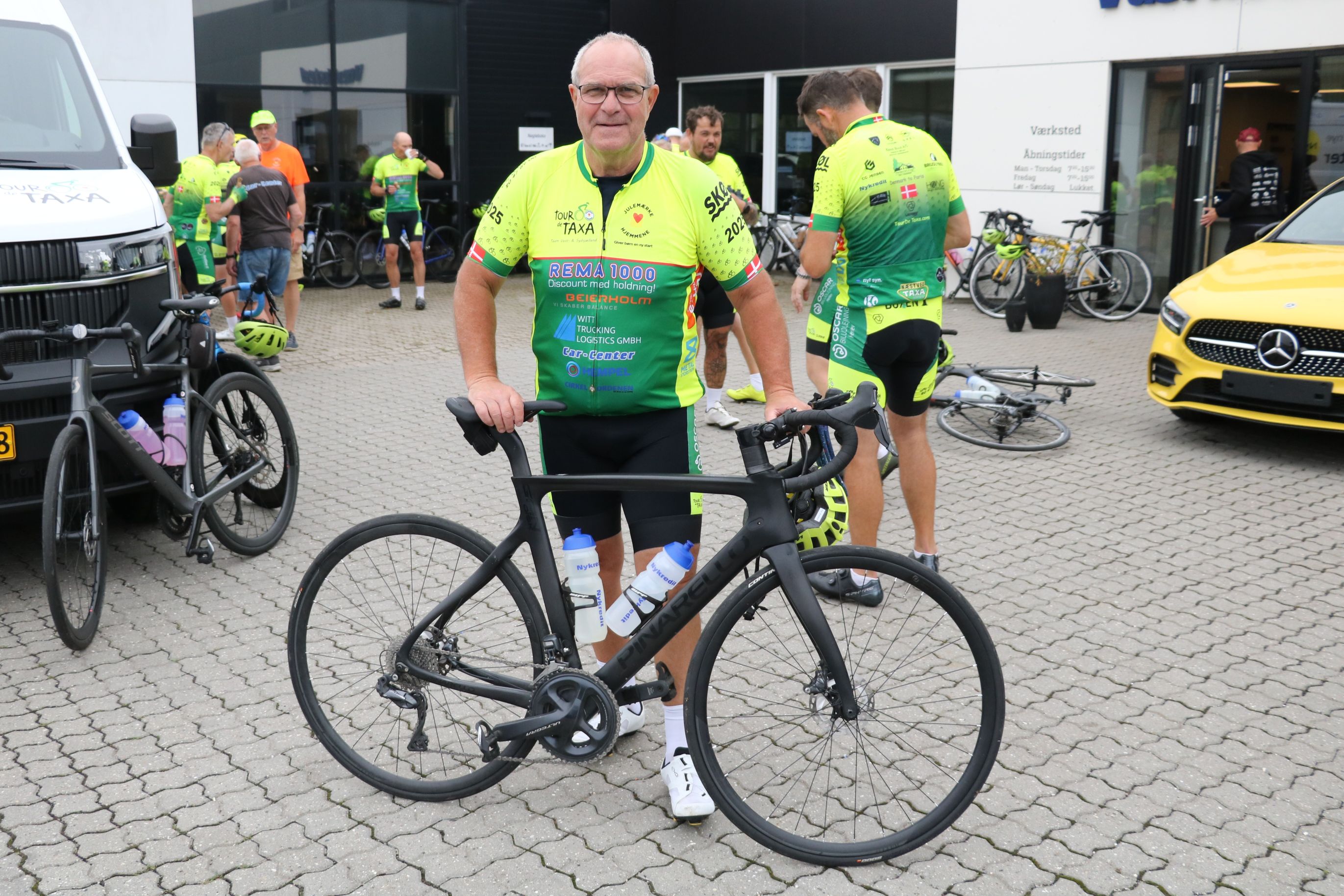Per Bredahl Rossing er klar til de 1250 kilometer til Paris. Foto: John Ringstrøm
