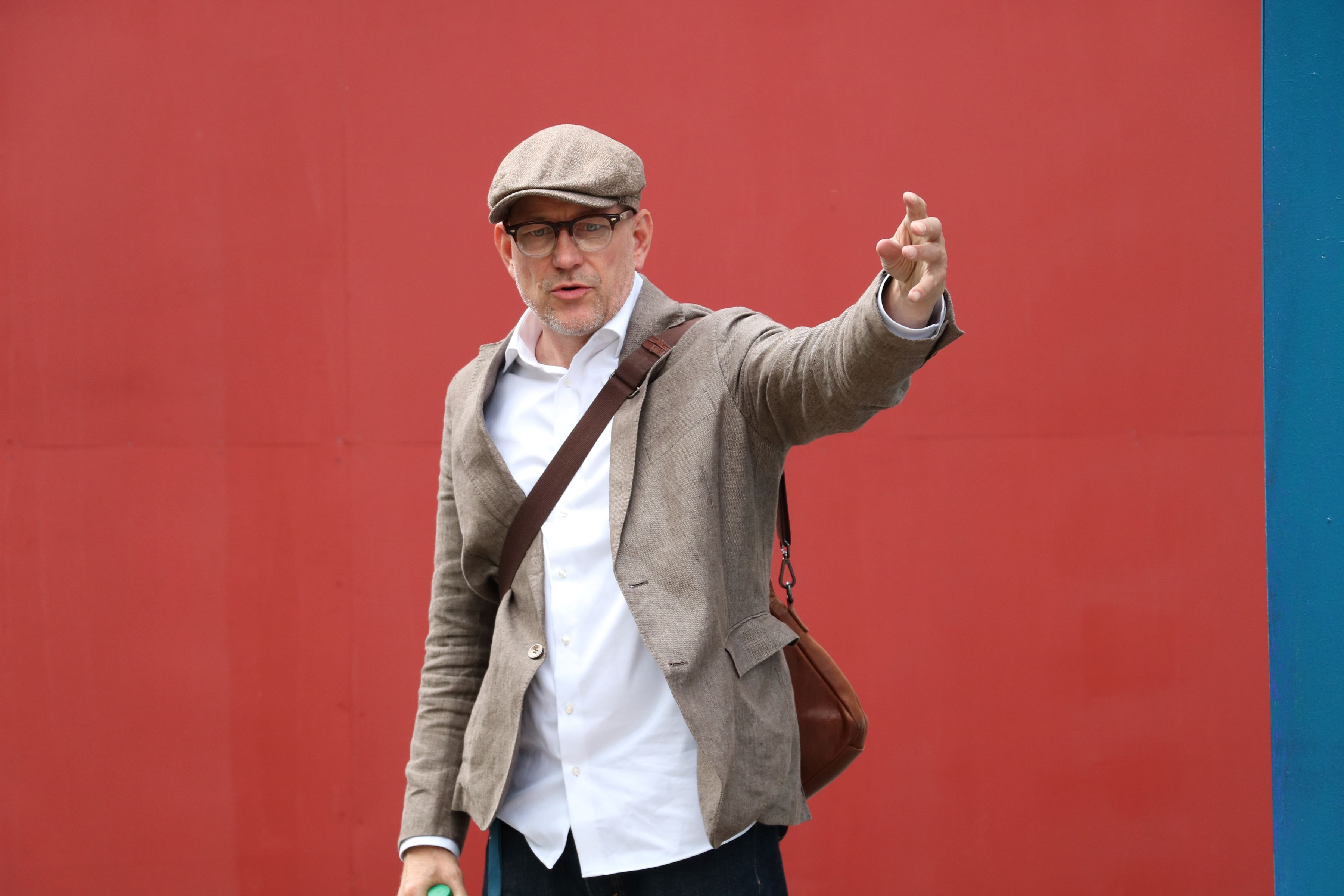 Claus Michael Pedersen glæder sig til kunst, talks og musik de kommende fire dage. Foto: John Ringstrøm