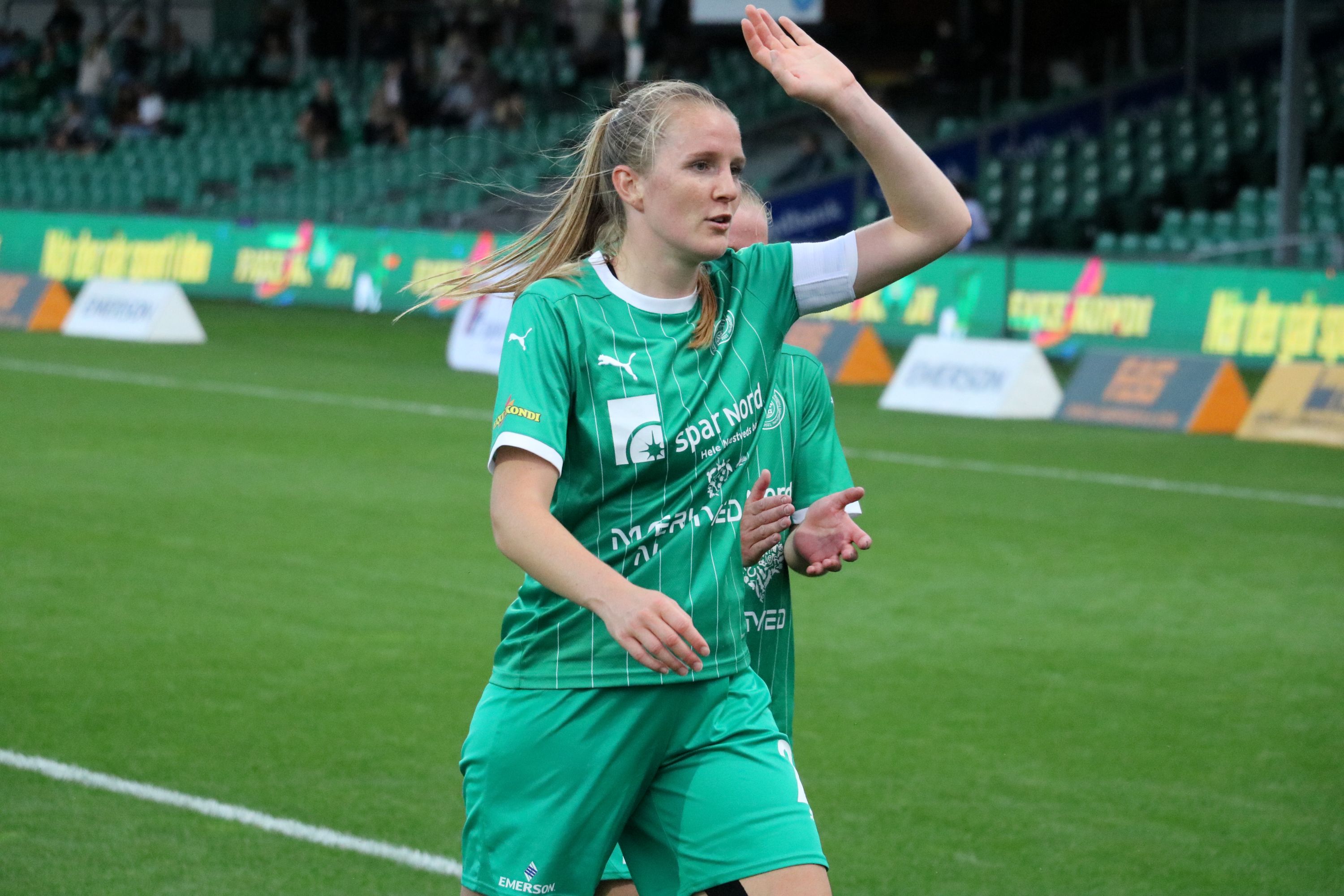 Katrine Krag-Andersen har efter 14 år og over 250 kampe valgt at sige farvel til Næstved HG. Fremover er det B.93, der får glæde af den stærke forsvarsspiller. Billedet er fra en tidligere kamp. Foto: John Ringstrøm