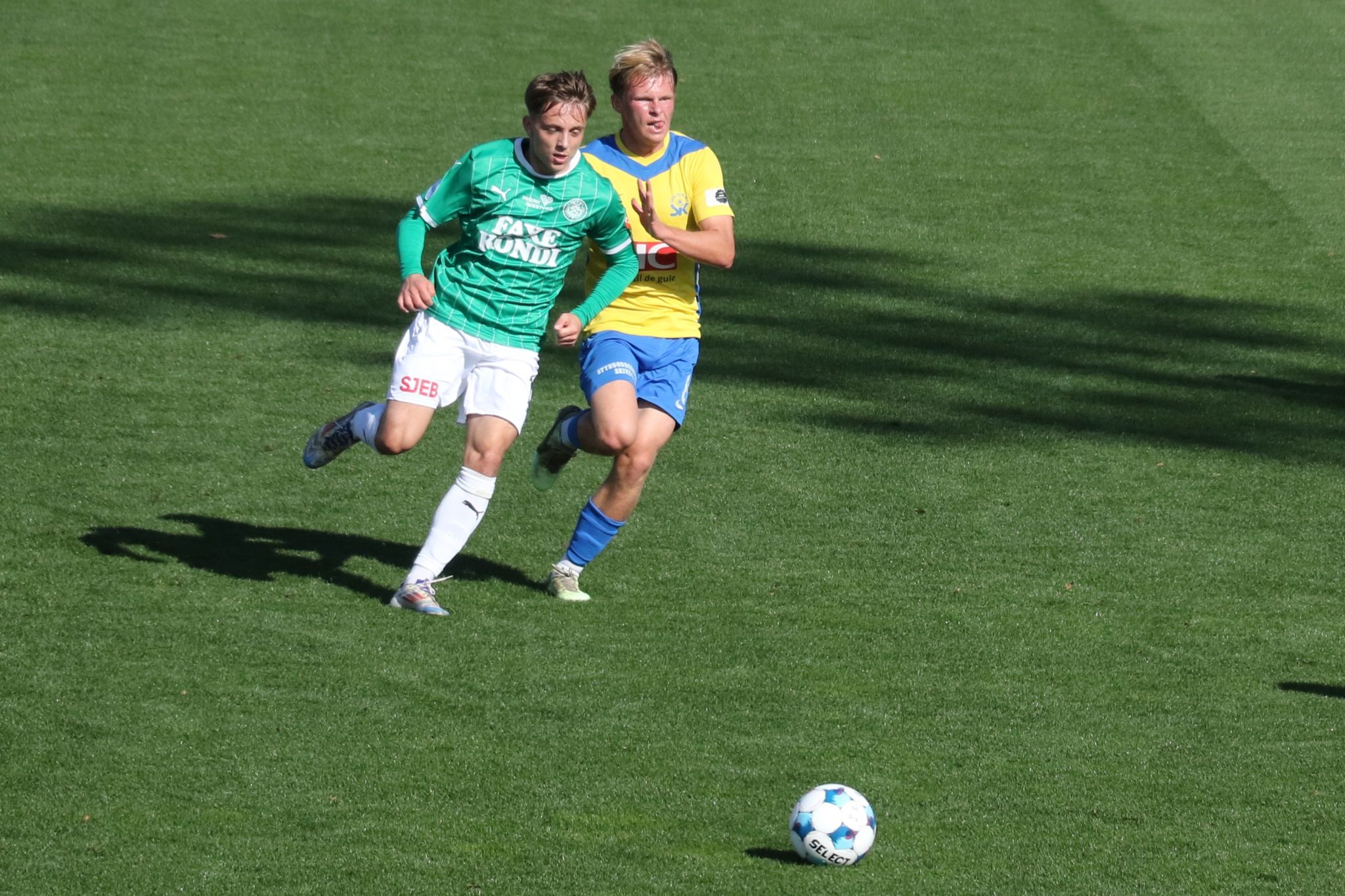 Bertram Kvist scorede til 1-0 for Næstved og lagde op til 2-0-målet. Her er han i aktion mod Skive. Foto: John Ringstrøm