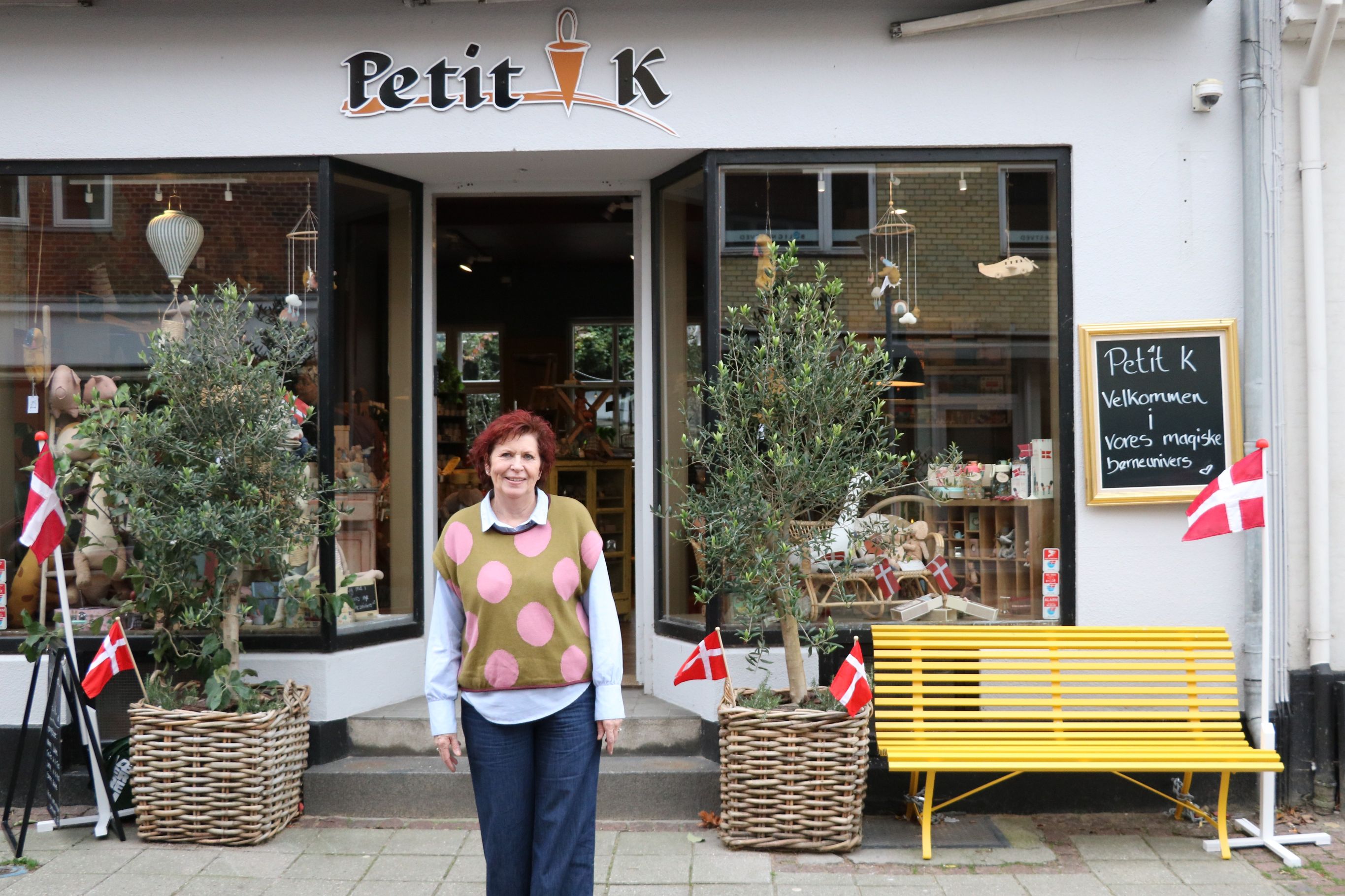 Helle Jørgensen fra Slagelse har både Kræmmerhuset og nu også Petit K i Kindhestegade. Foto: John Ringstrøm