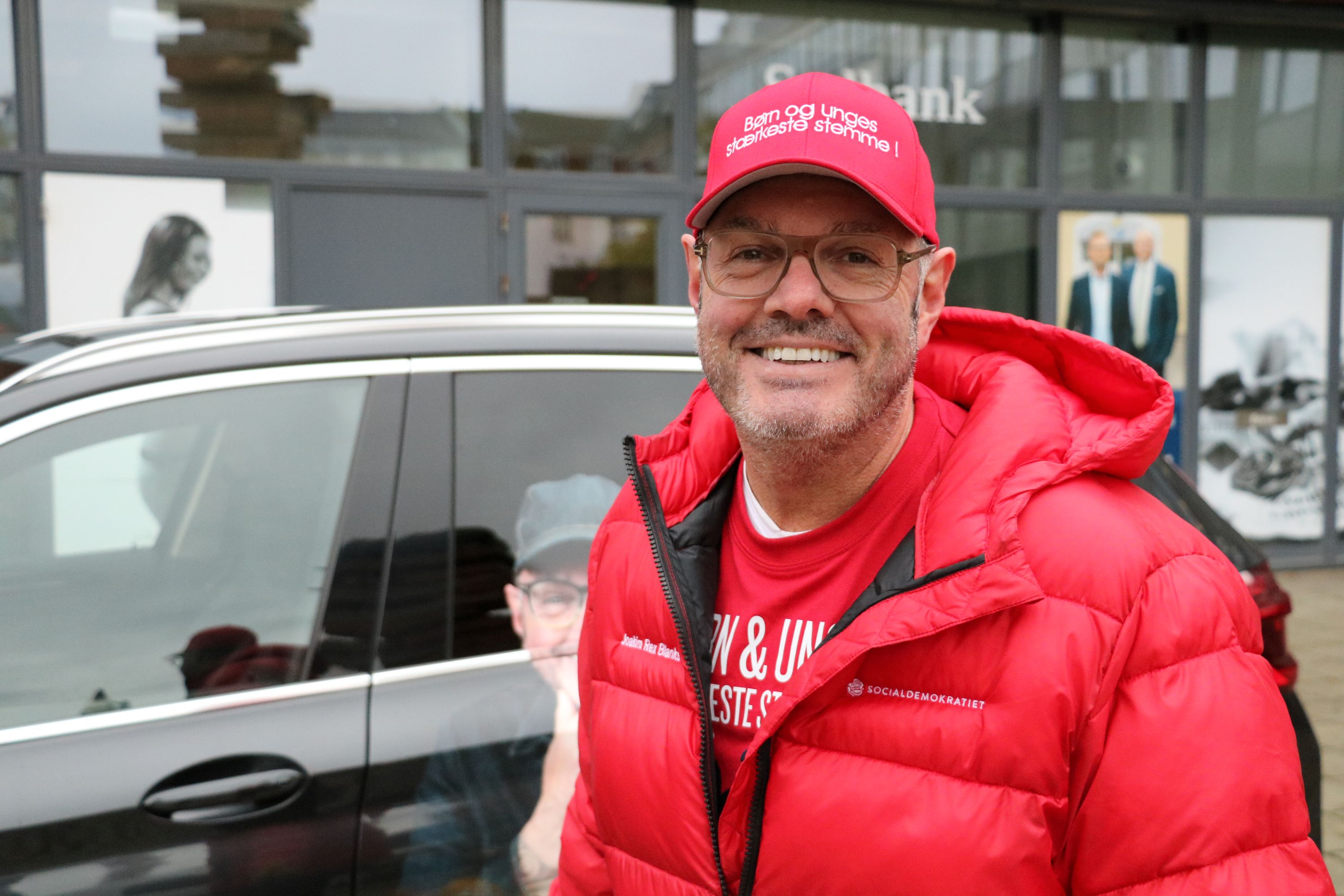 Joakim Rex Blankschøn er overbevist om, at han bliver valgt til byrådet. Foto: John Ringstrøm
