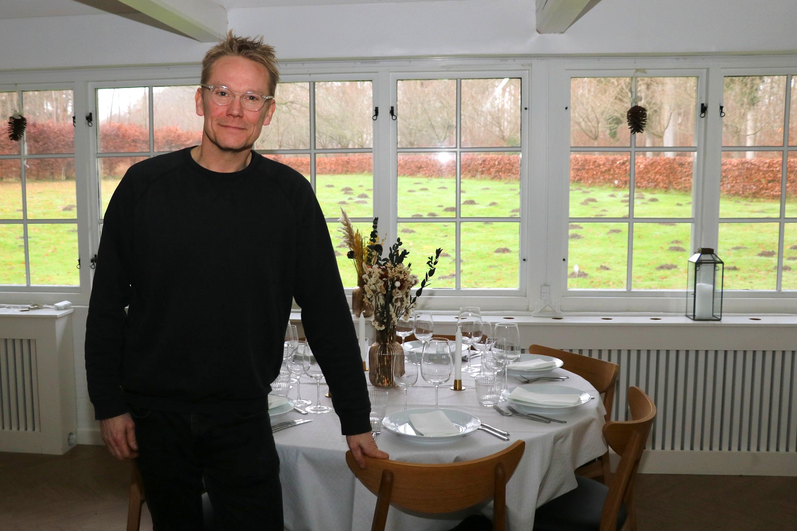 Kenn Meier er flyttet til Næstved med sin kone, to børn og hund. Foto: John Ringstrøm
