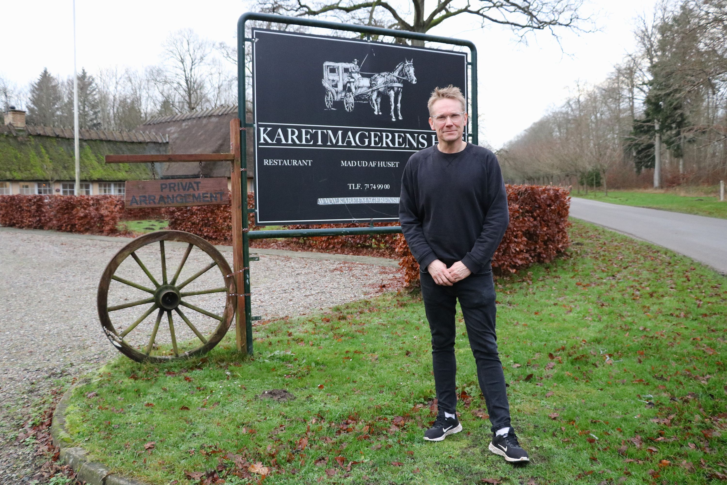 Kenn Meier kunne ikke stå for idyllen og nu vil han gøre Karetmagerens Hus til det foretrukne sted for selskaber i Næstved og omegn. Foto: John Ringstrøm