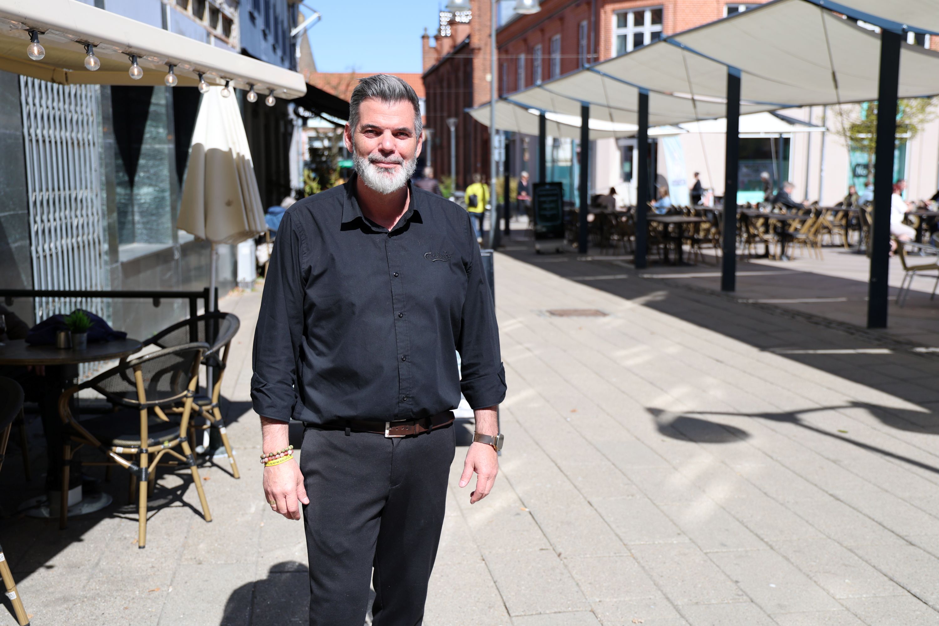 Nino Rizzato er klar med fredagskoncerter på Axeltorv. Det bliver sjette gang for hans vedkommende. Foto: John Ringstrøm