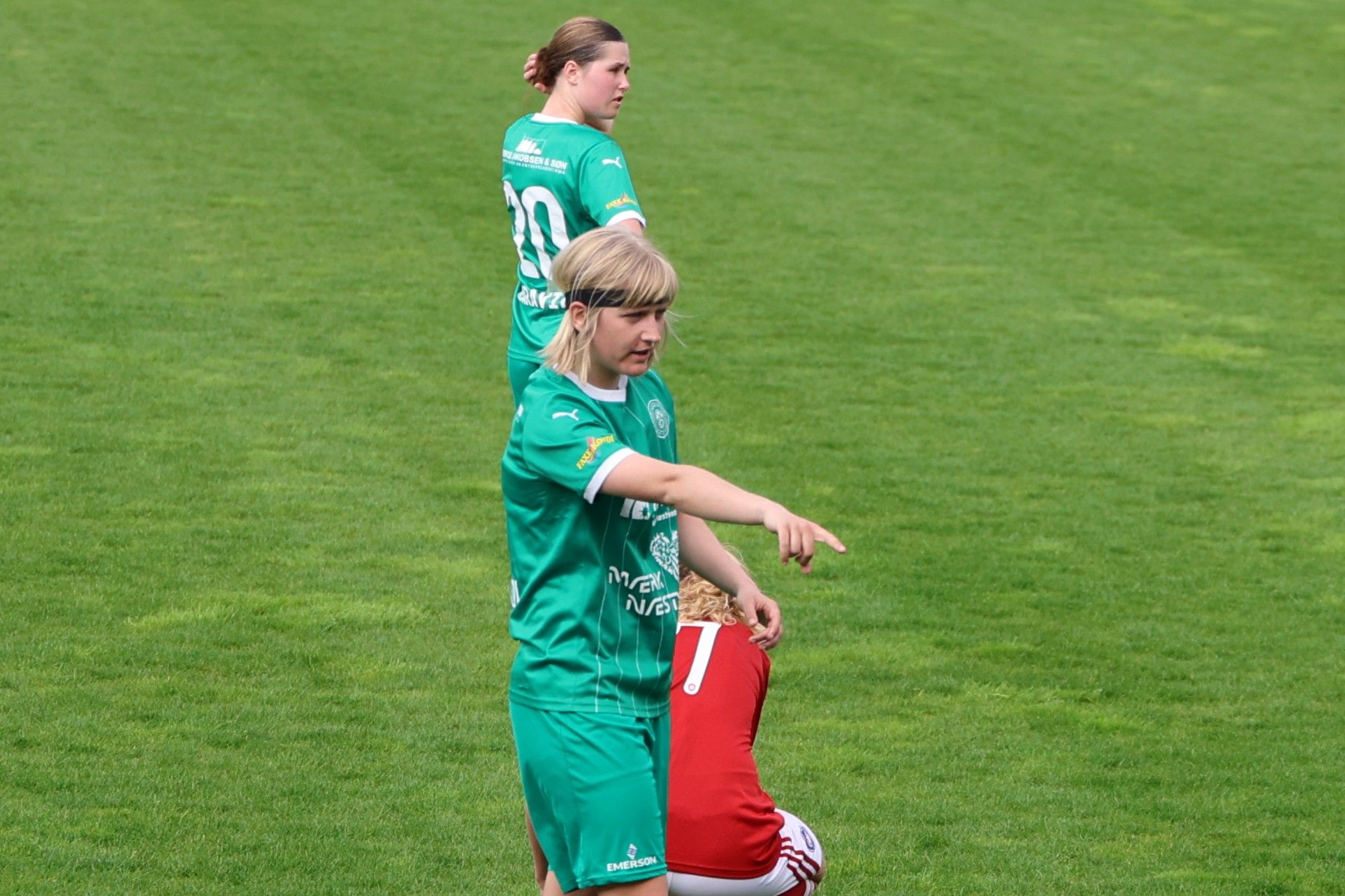 Martha Langskov scorede Næstved HGs fjerde og sidste mål i Thisted. Foto: John Ringstrøm