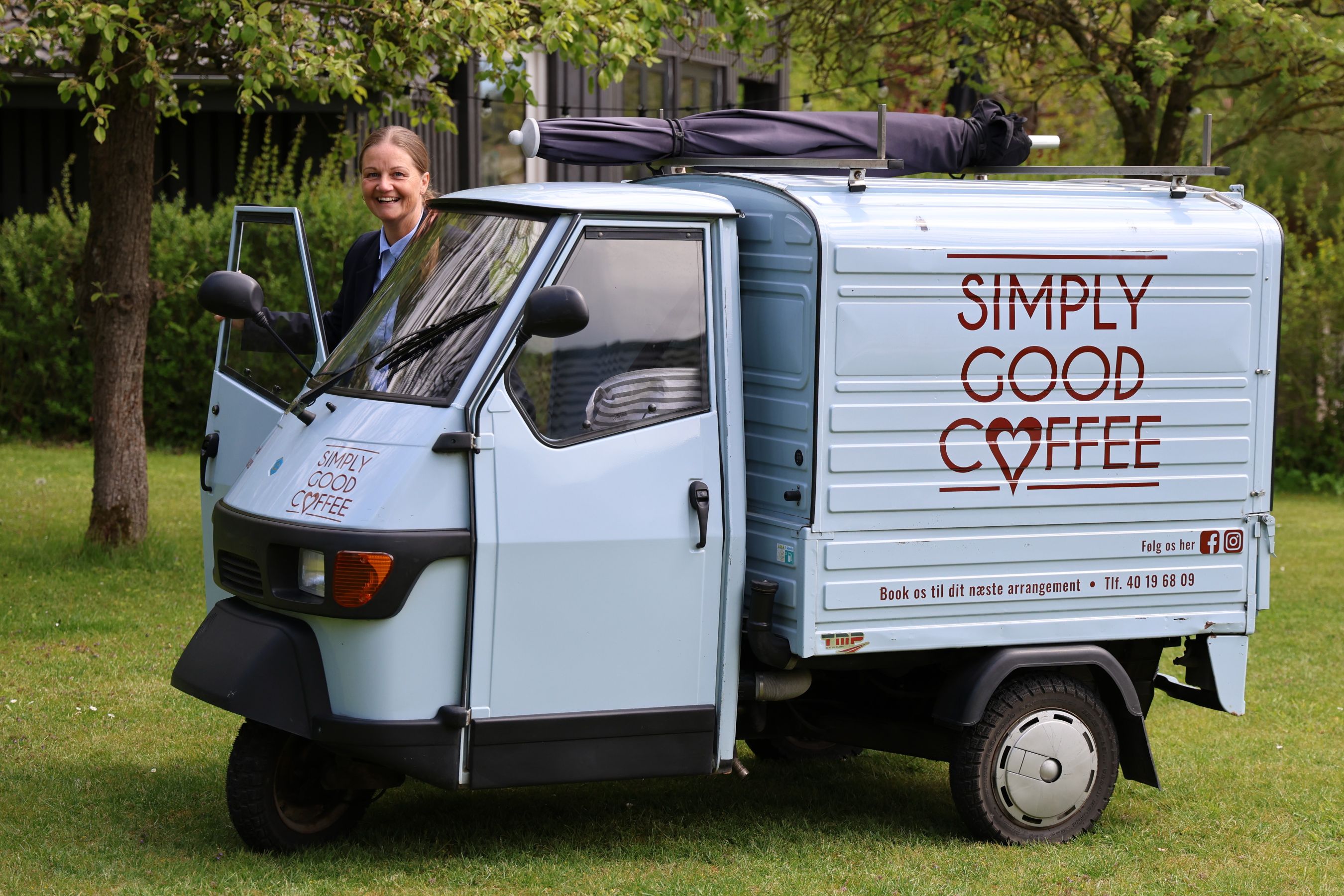 Den lille TukTuk er italiensk og er en Piaggio Ape. Foto: John Ringstrøm