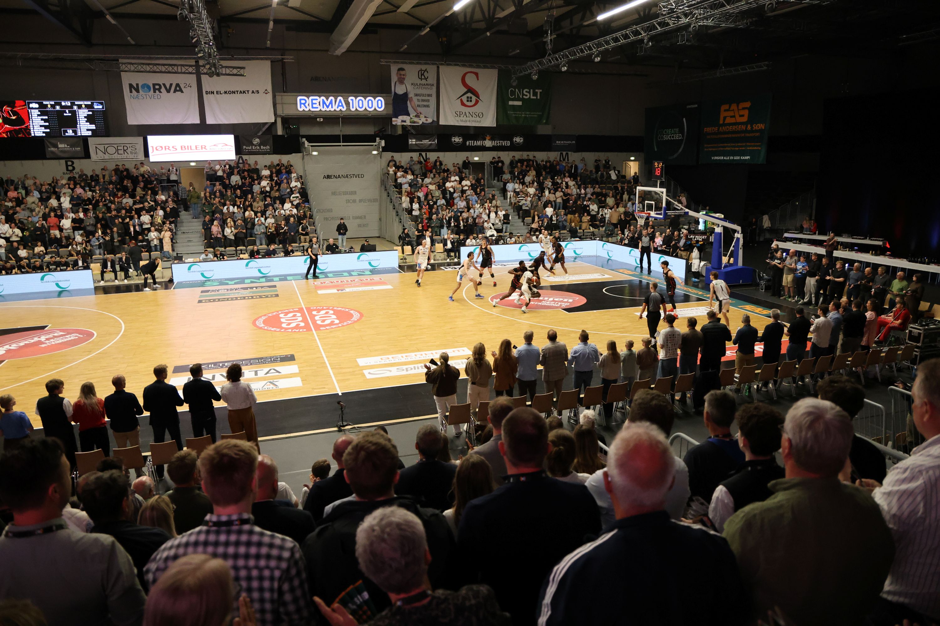 Team FOG Næstved er ved at være klar til kampene i Basketligaen. Foto: John Ringstrøm