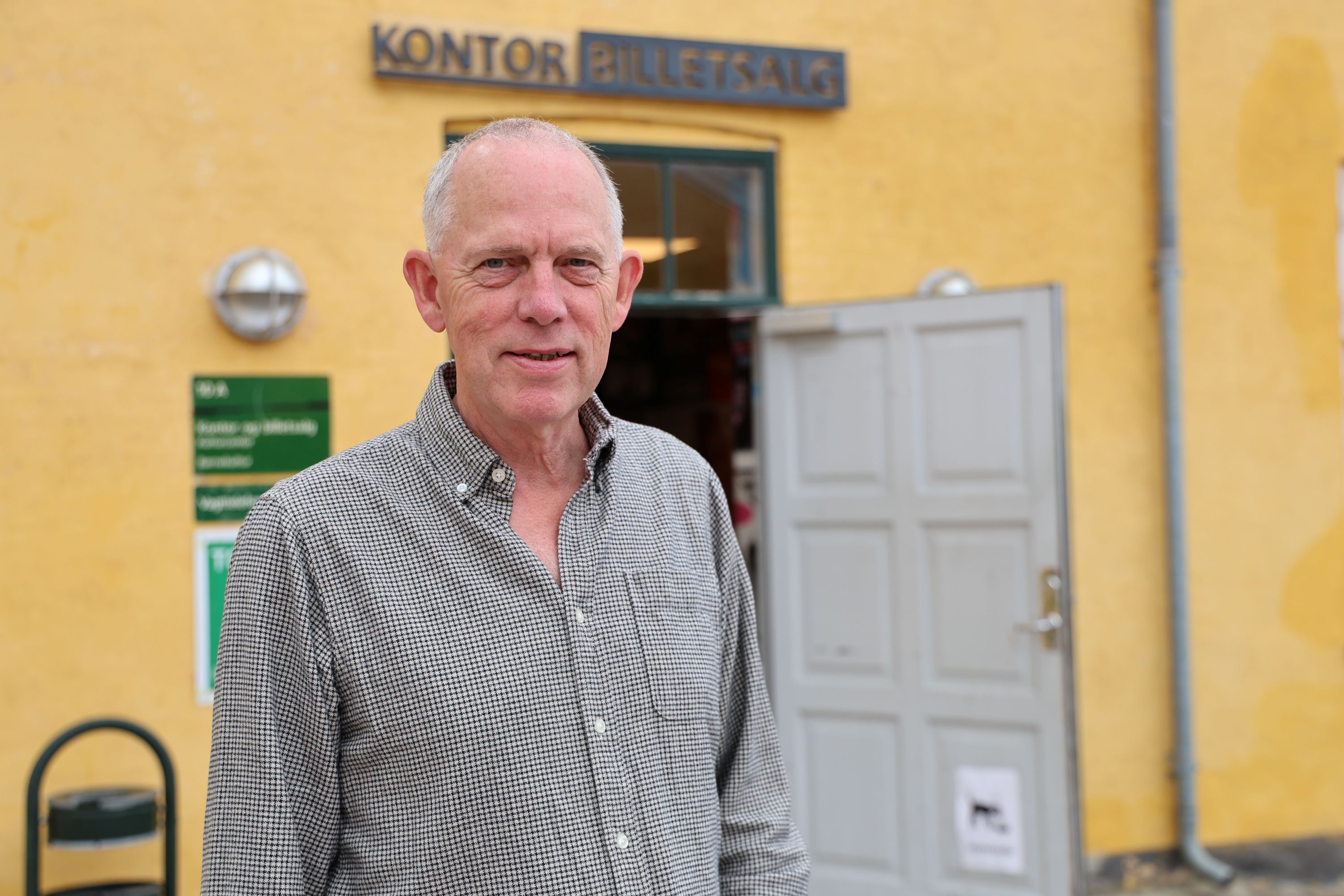 Kontoret i Kommandantbygningen på Grønnegade Kaserne har været John Nørbjergs arbejdsplads i nu 25 år. Foto: John Ringstrøm