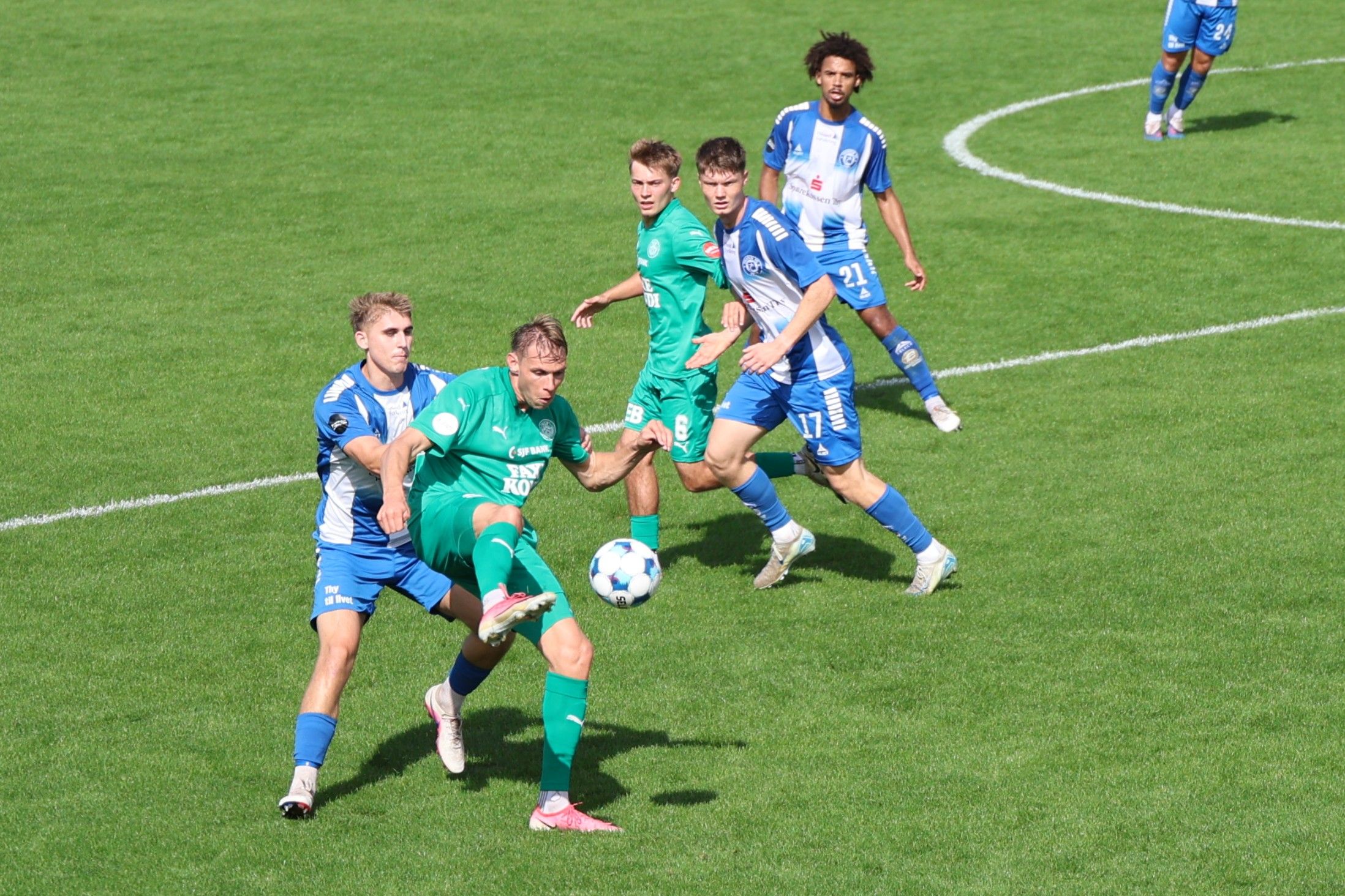 Peter Plougmand lagde op til to af Næstveds mål. Foto: John Ringstrøm
