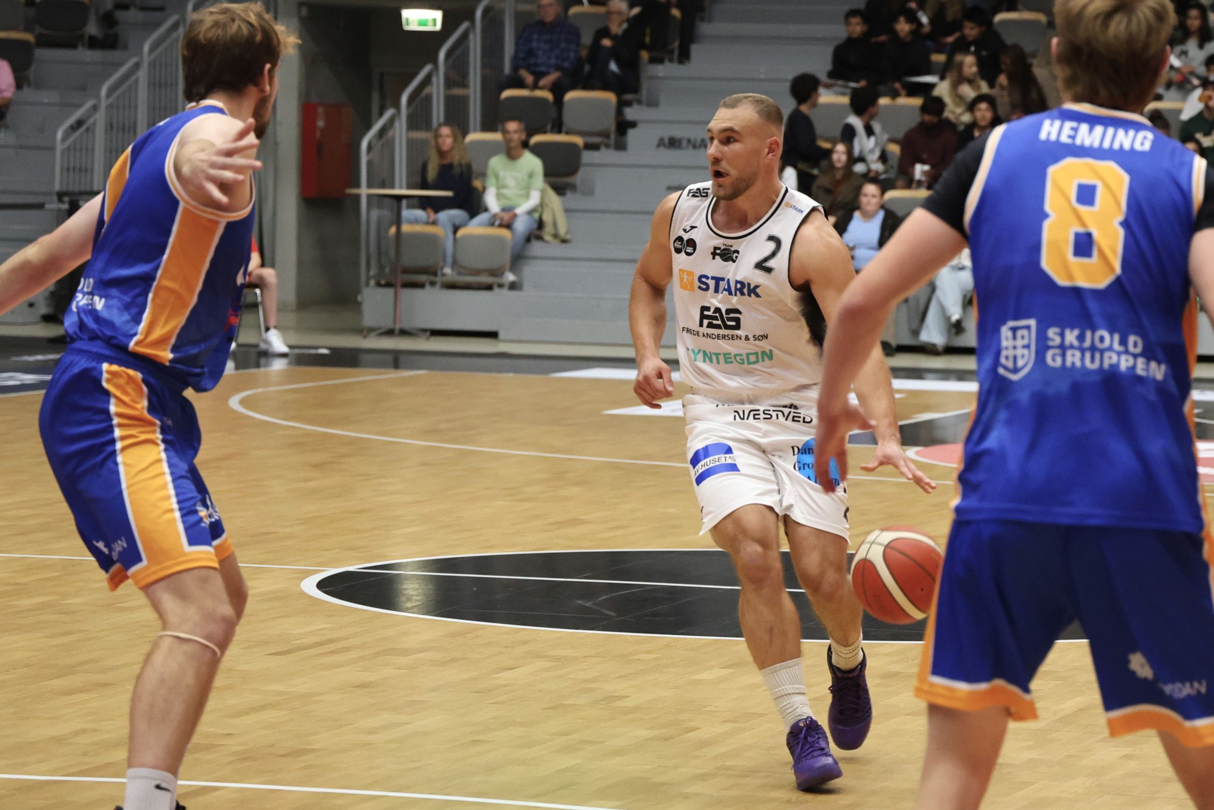 Lau Christoffersen spillede 13 minutter i udekampen mod BK Vejen. Foto: John Ringstrøm
