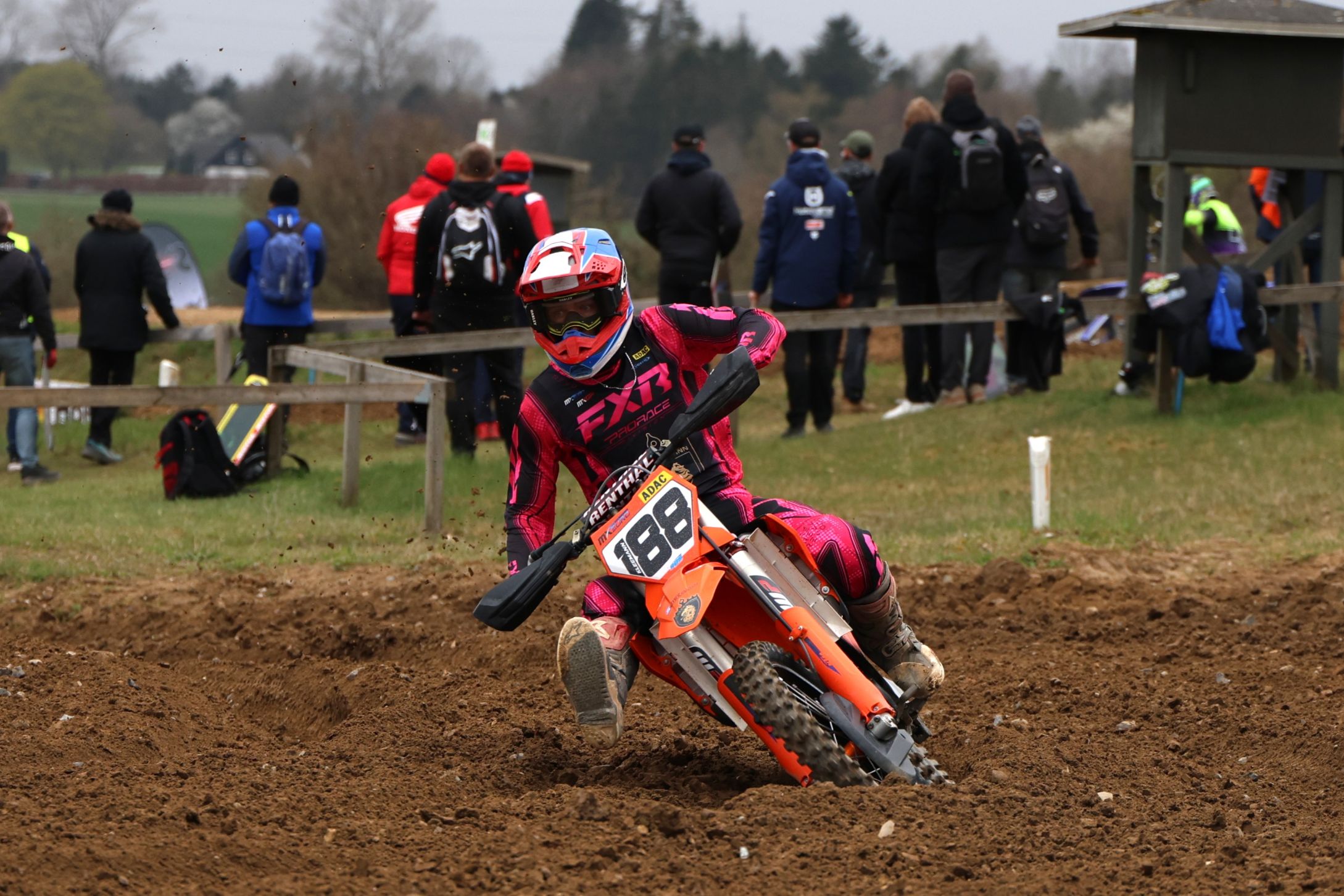 William Kleemann fra Frederikborg Amts Motorklub var suveræn i MX1. Foto: John Ringstrøm
