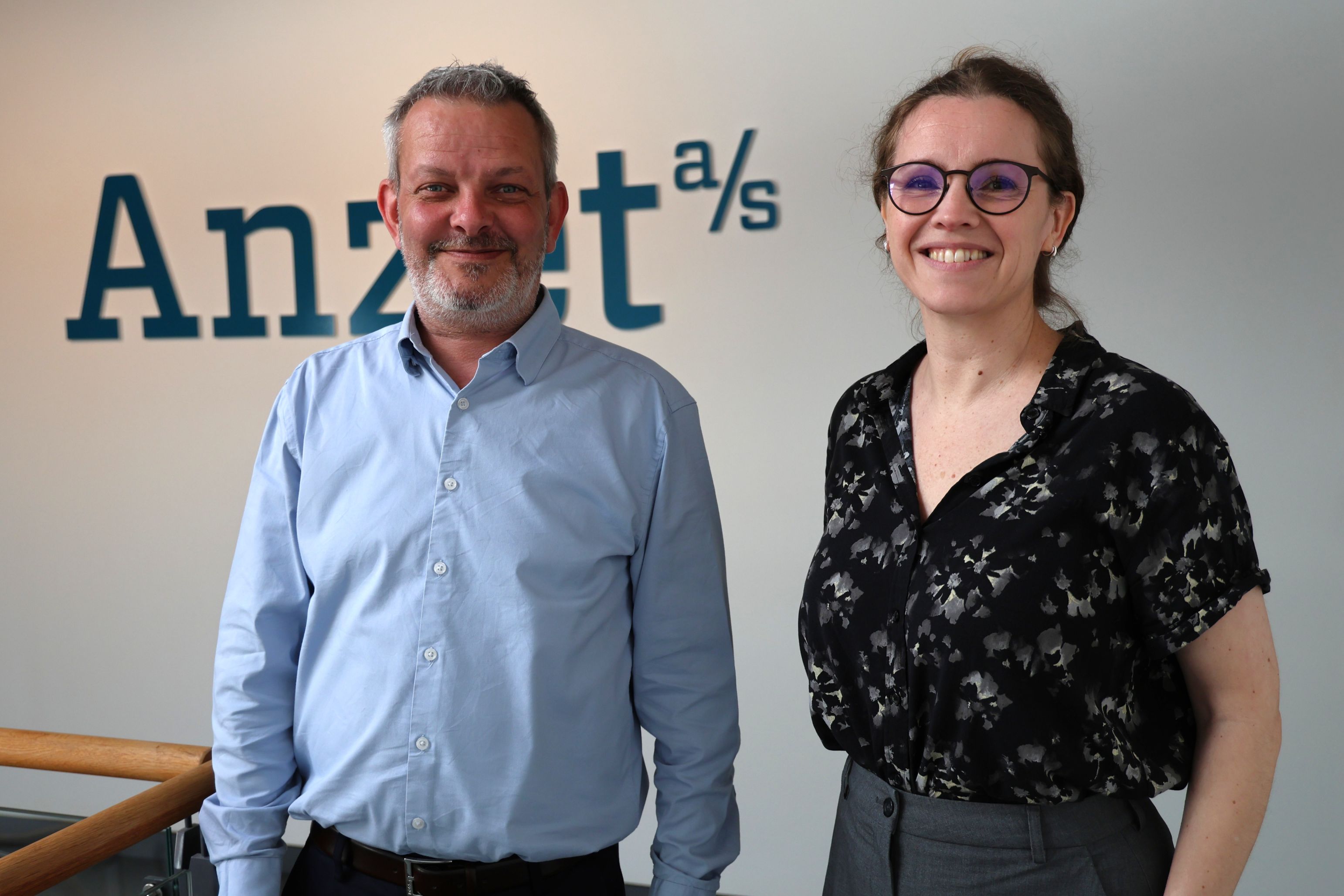 Dan Olsen og Katrine Damkær skal nu arbejde sammen i Anzet. Foto: John Ringstrøm