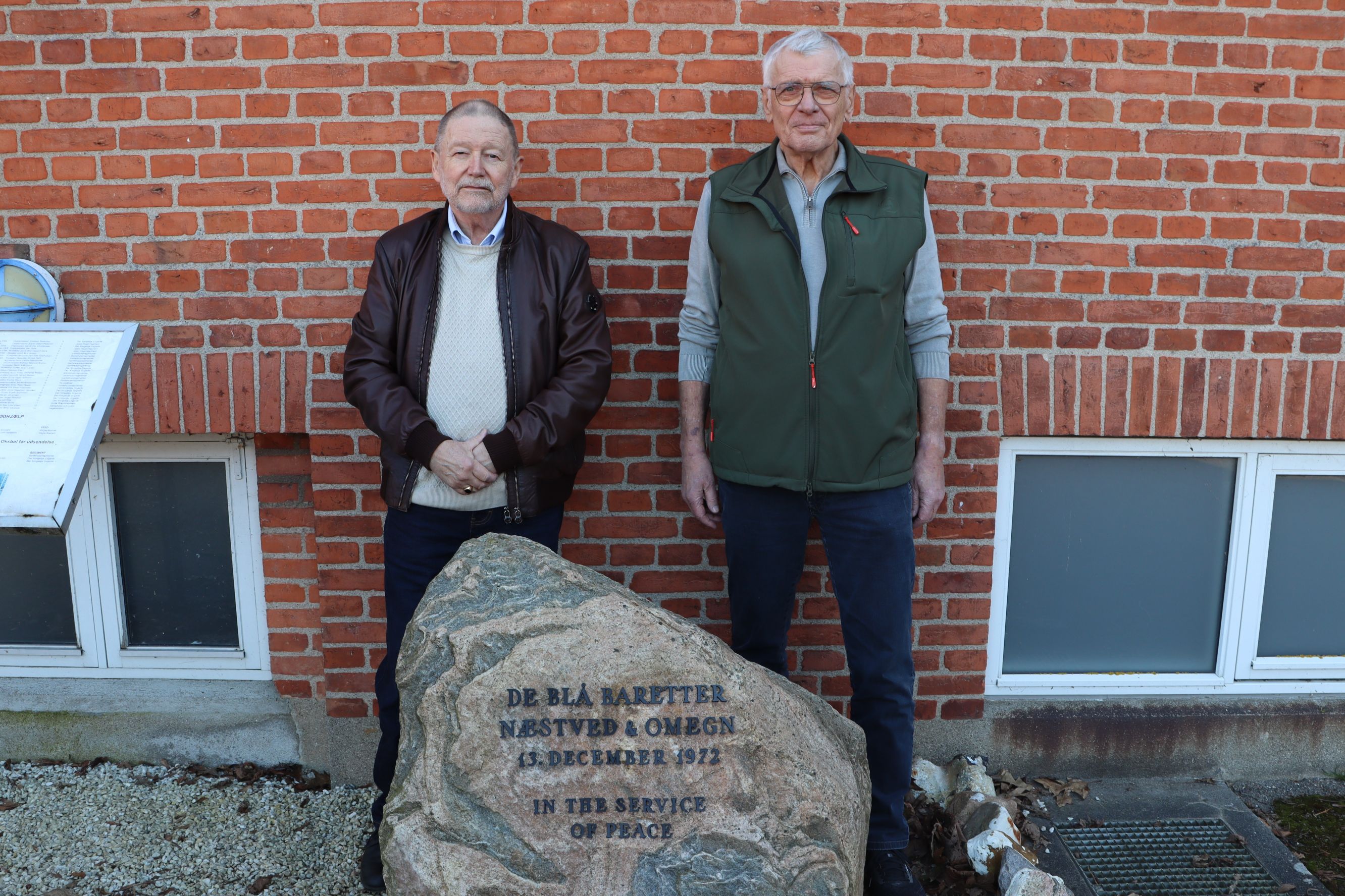 Jesper Klintø (t.v.) og Leif Borkenfelt optager gerne flere medlemmer af De Blå Baretter. Foto: Maria Brandt