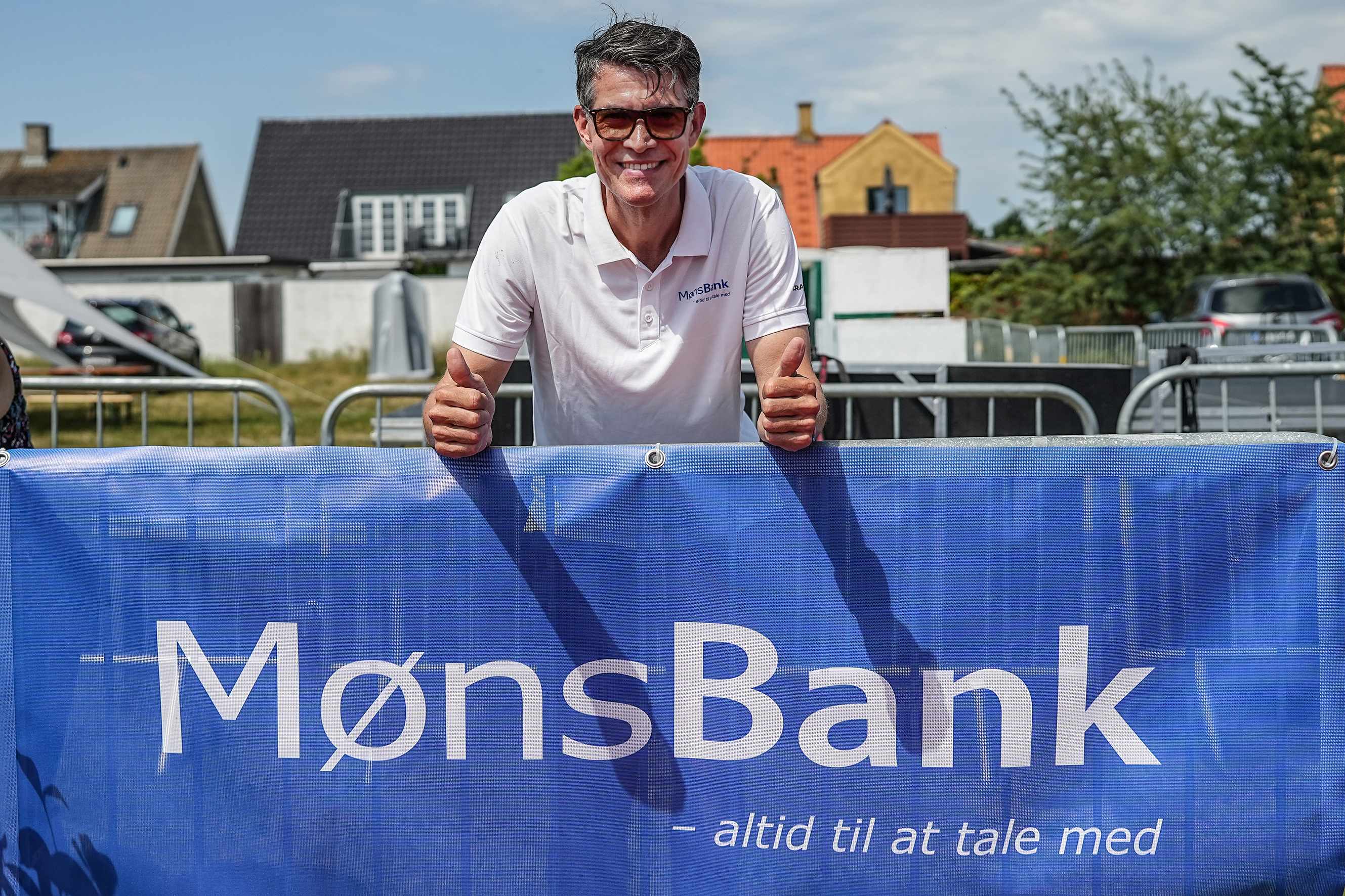Lars Jørgensen og Møns Bank er i år Karrebæksminde Triatlons største sponsor. Foto: Jan Christensen, ISO 4700 Photography