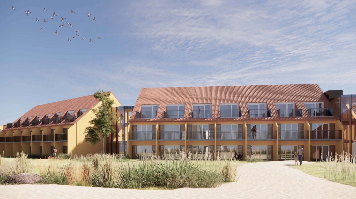 Nye hotelværelser. Grafik: Maycon