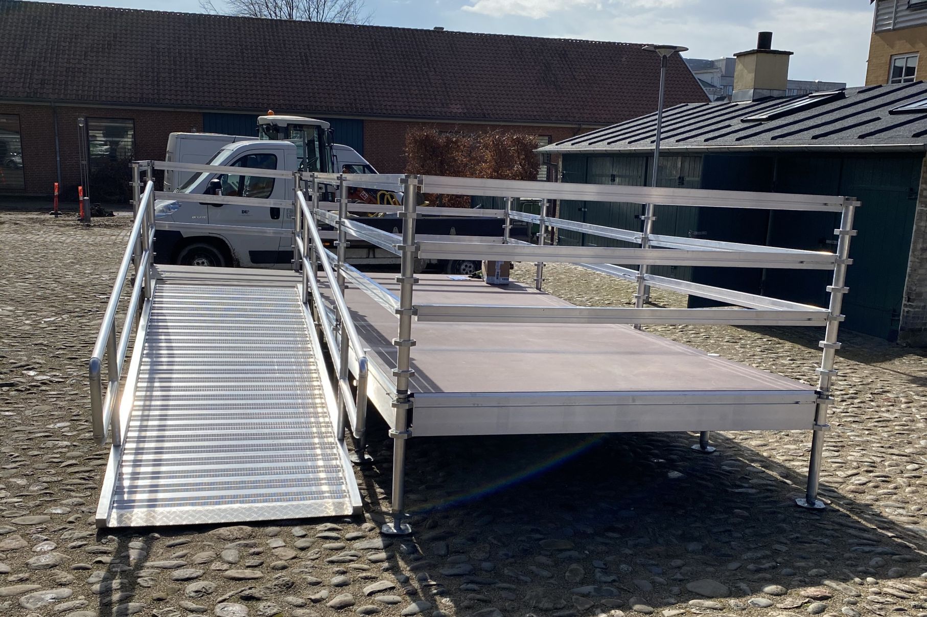 Rampe til kørestolsbrugere. Foto: Privat