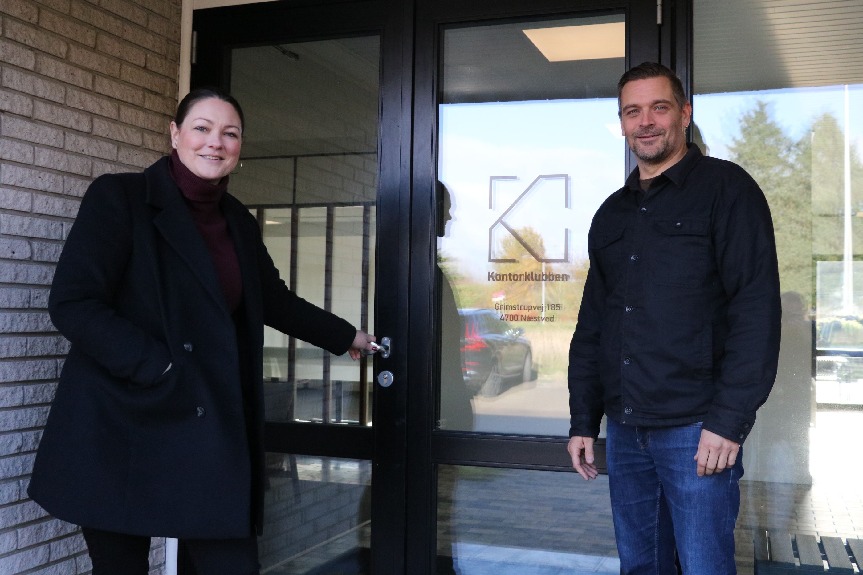 De to ejere af Ametsis og Kontorklubben kan nu byde firmaer og selvstændige indenfor. Foto: John Ringstrøm 